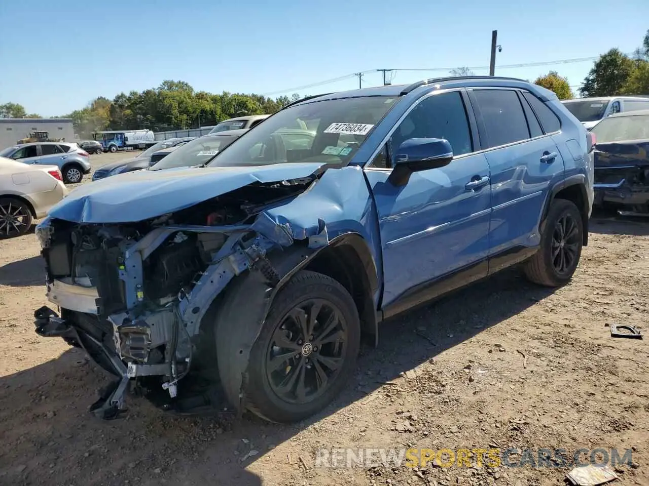 1 Photograph of a damaged car JTM16RFV2ND060386 TOYOTA RAV4 2022