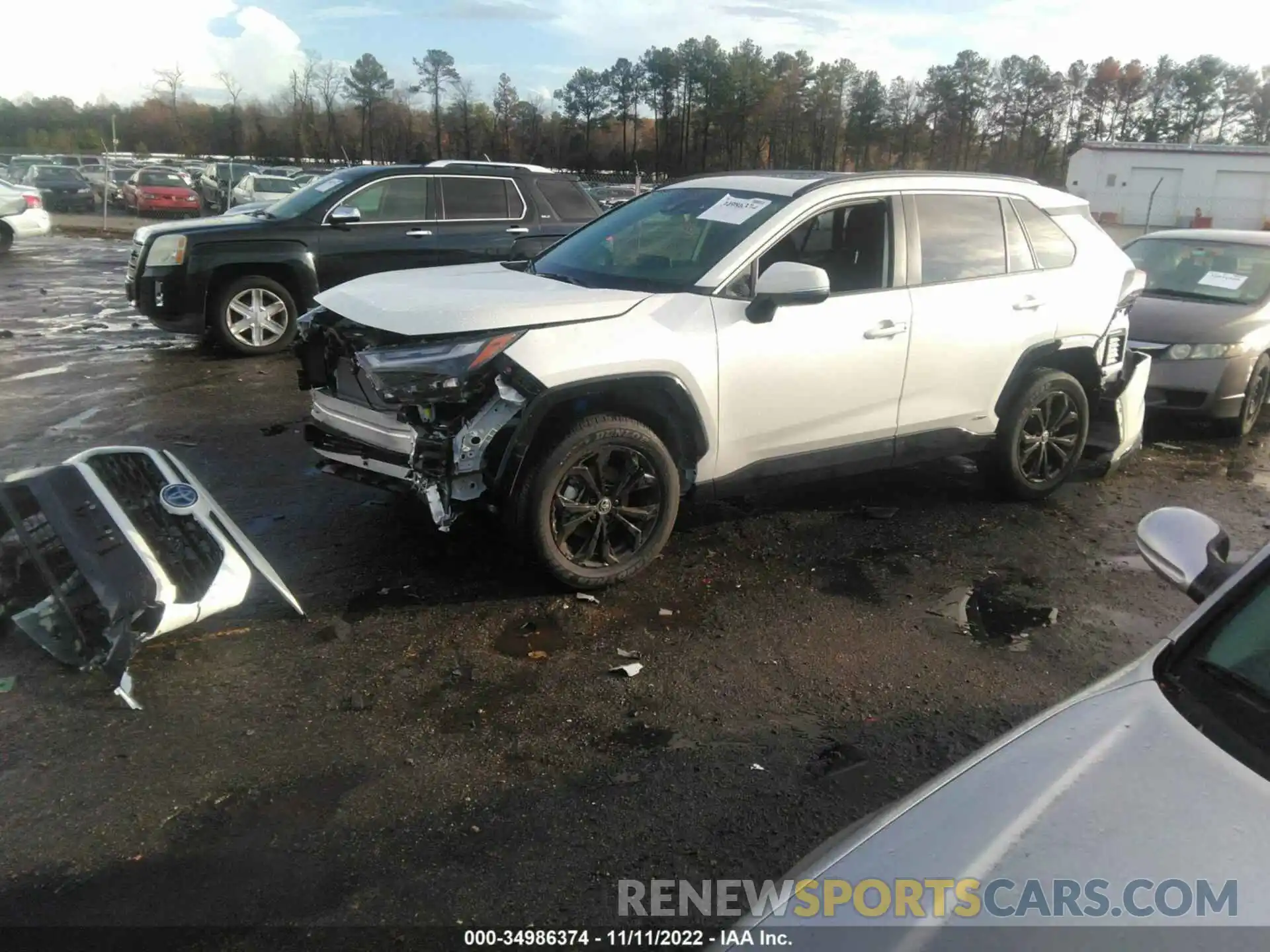 2 Photograph of a damaged car JTM16RFV3ND530313 TOYOTA RAV4 2022