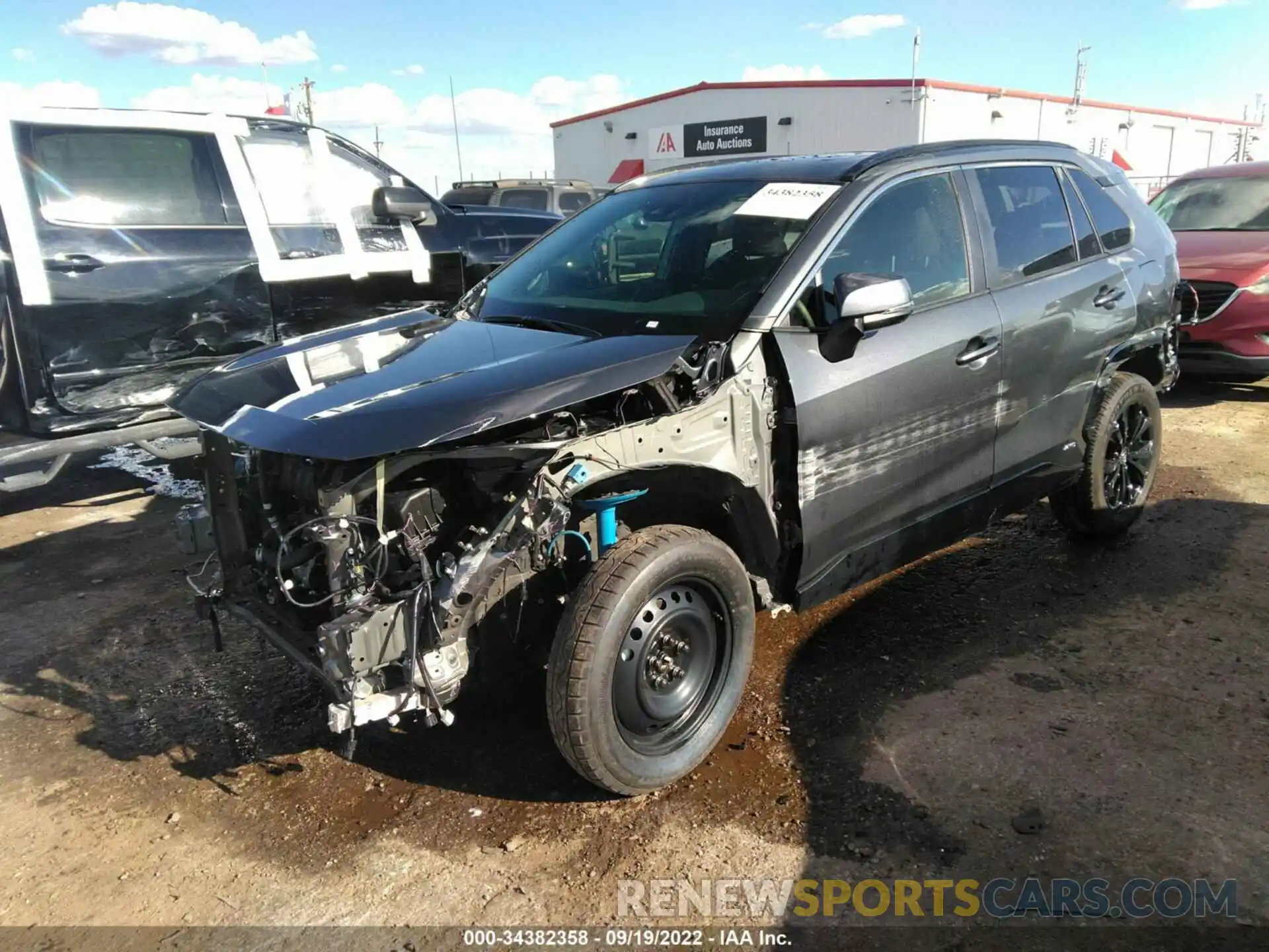 2 Photograph of a damaged car JTM16RFV4ND056534 TOYOTA RAV4 2022