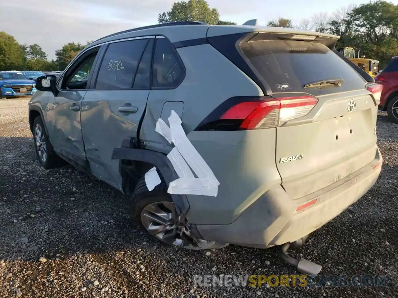 3 Photograph of a damaged car JTMA1RFV2ND086050 TOYOTA RAV4 2022