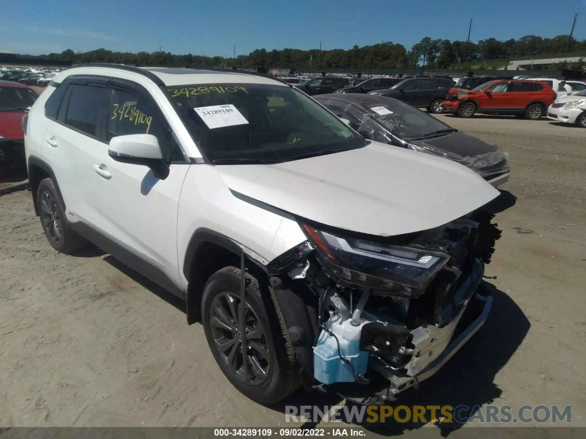 1 Photograph of a damaged car JTMB6RFV4ND054402 TOYOTA RAV4 2022