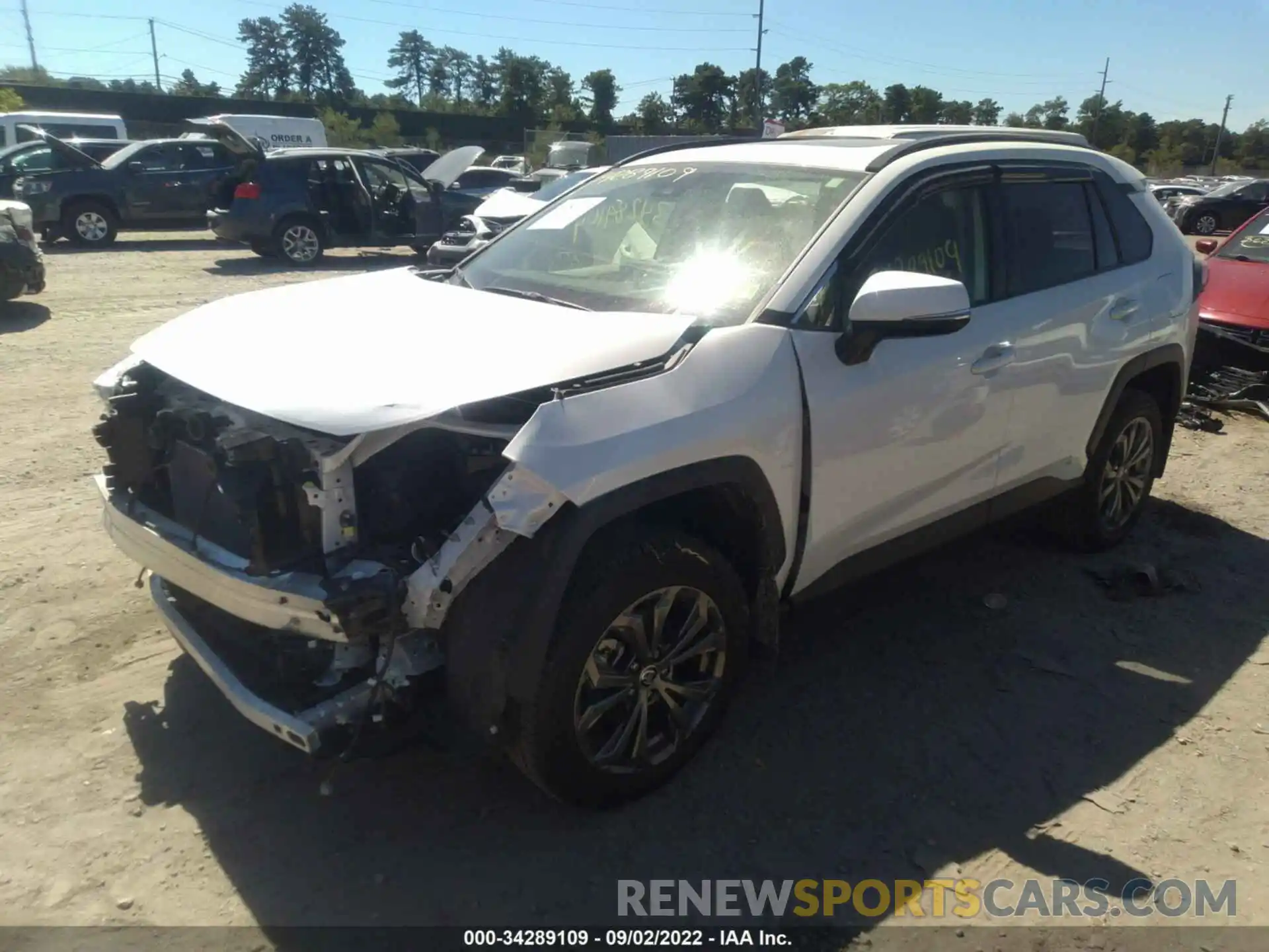 2 Photograph of a damaged car JTMB6RFV4ND054402 TOYOTA RAV4 2022