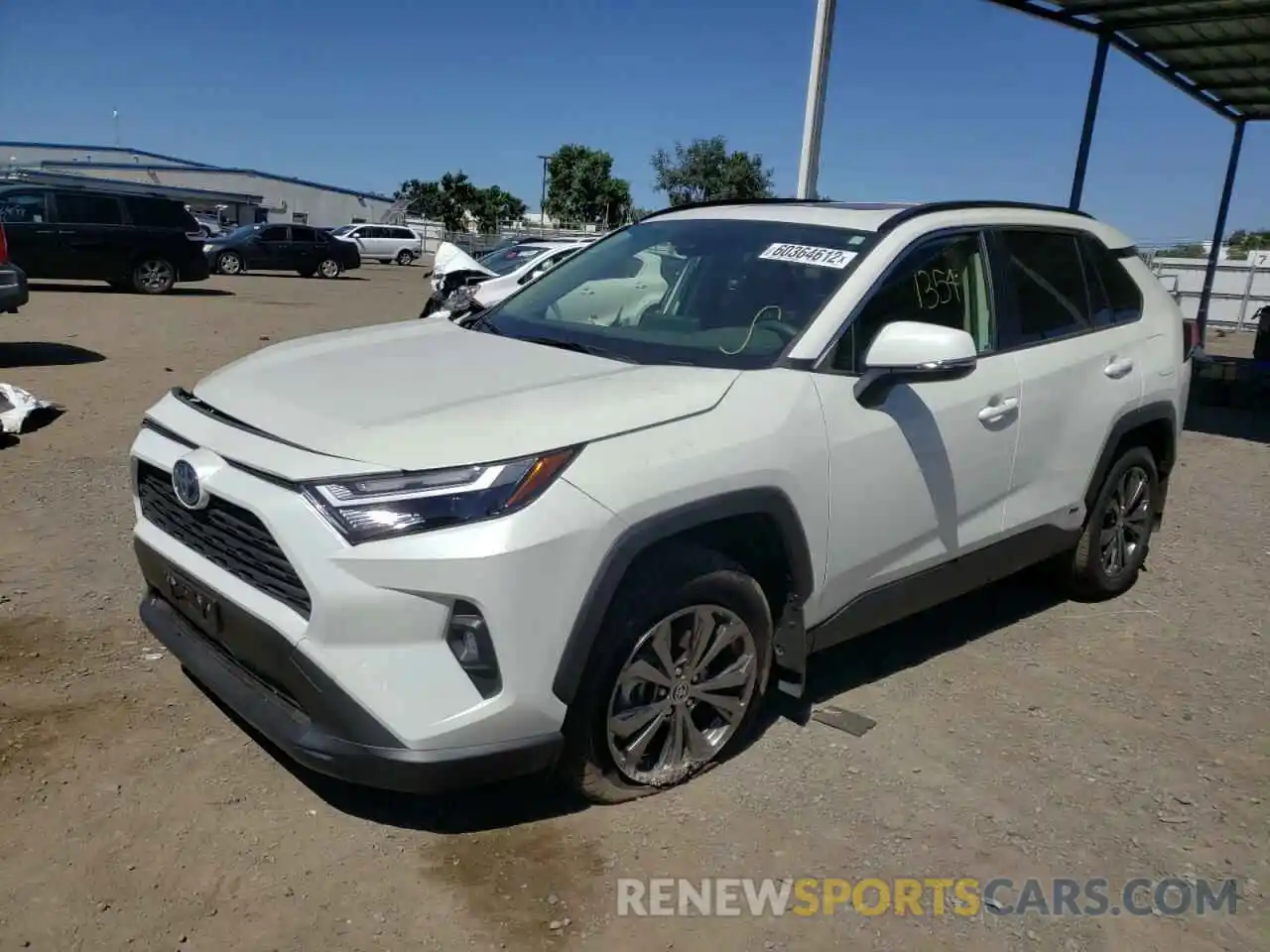 2 Photograph of a damaged car JTMB6RFV5ND523366 TOYOTA RAV4 2022