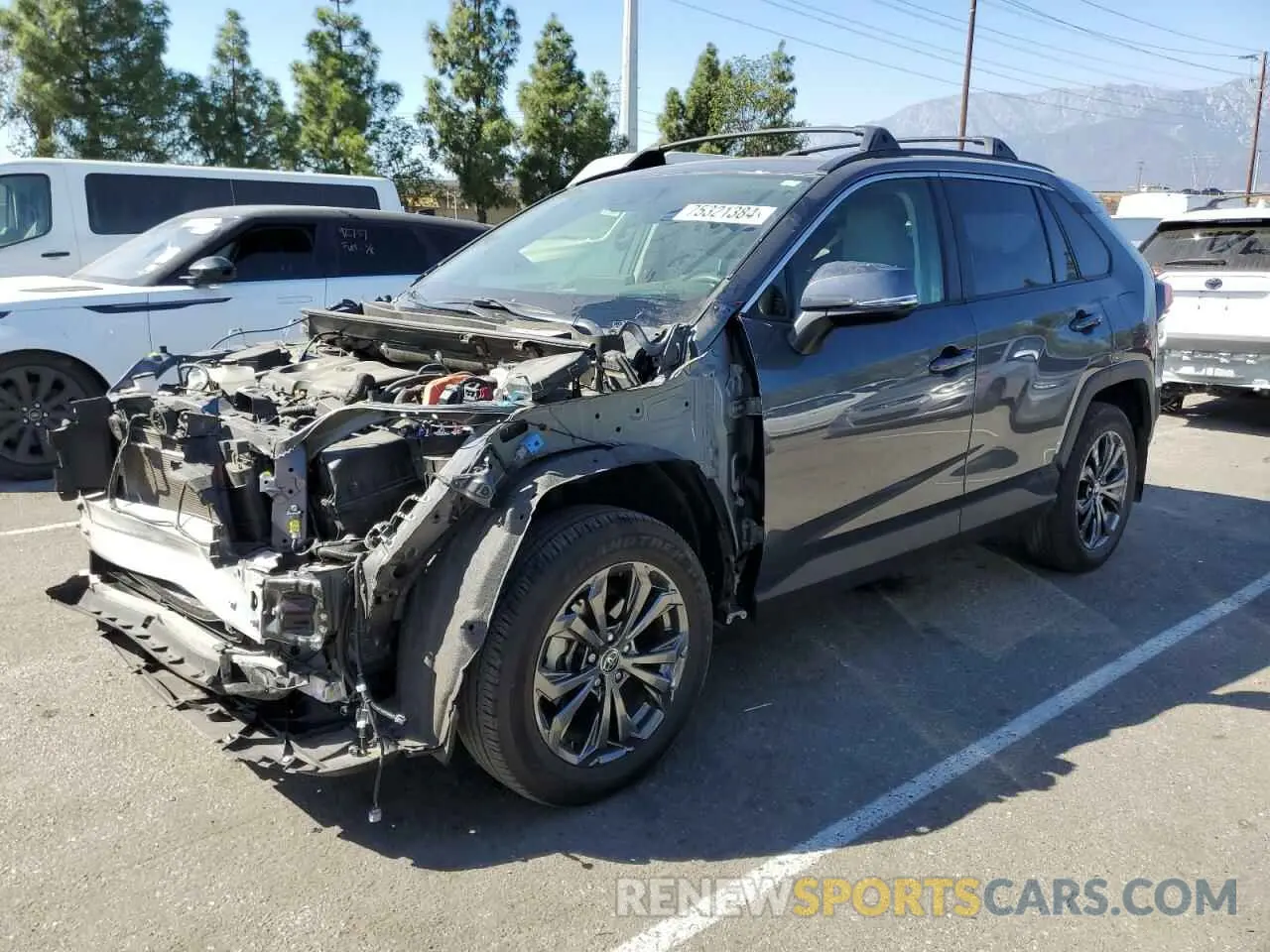 1 Photograph of a damaged car JTMB6RFV7ND054104 TOYOTA RAV4 2022