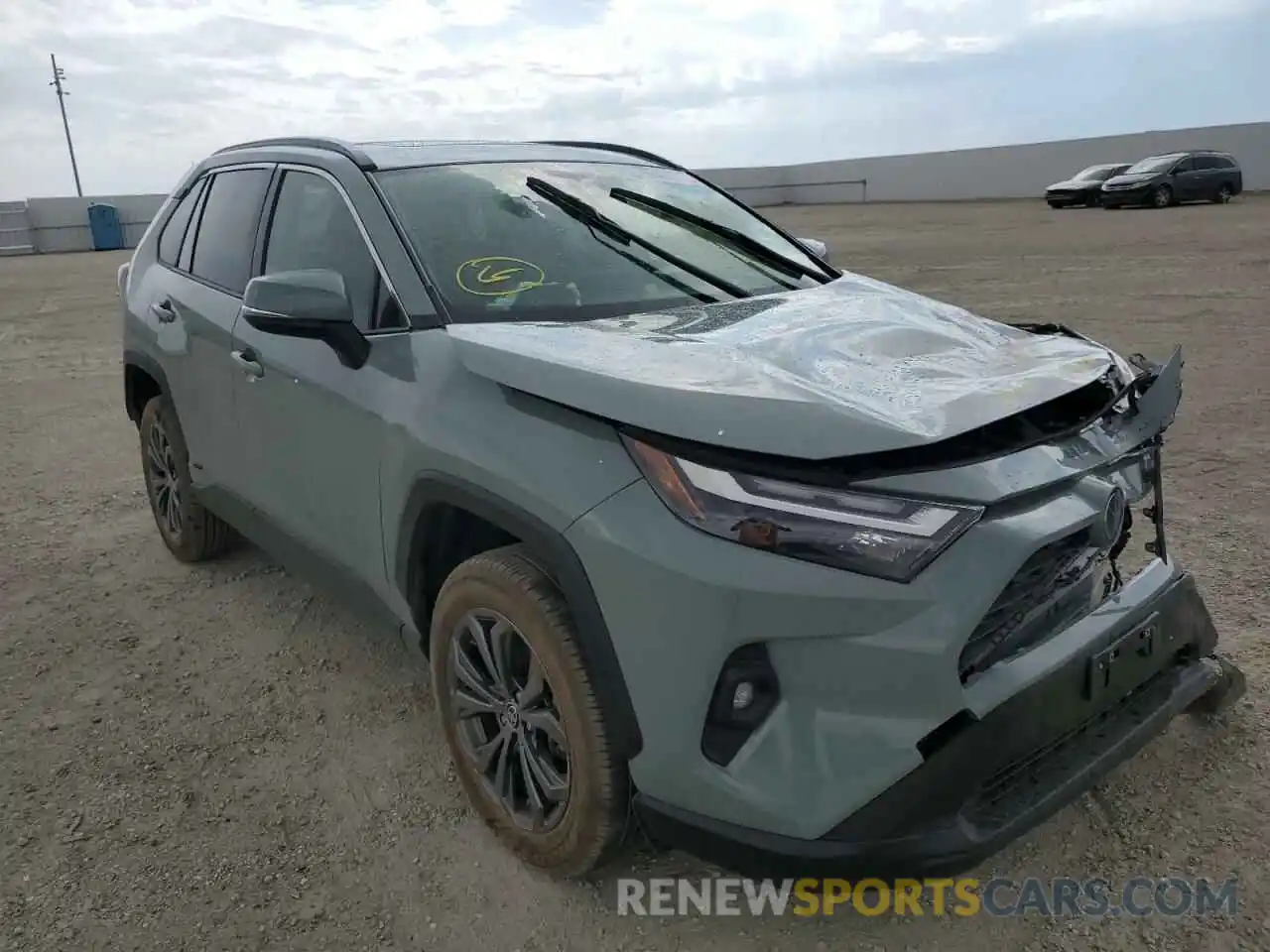 1 Photograph of a damaged car JTMB6RFV7ND521327 TOYOTA RAV4 2022