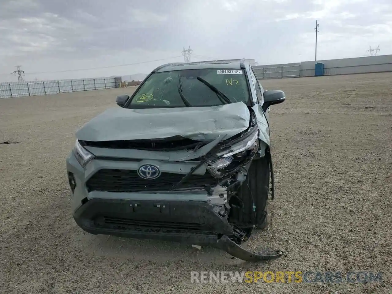 9 Photograph of a damaged car JTMB6RFV7ND521327 TOYOTA RAV4 2022