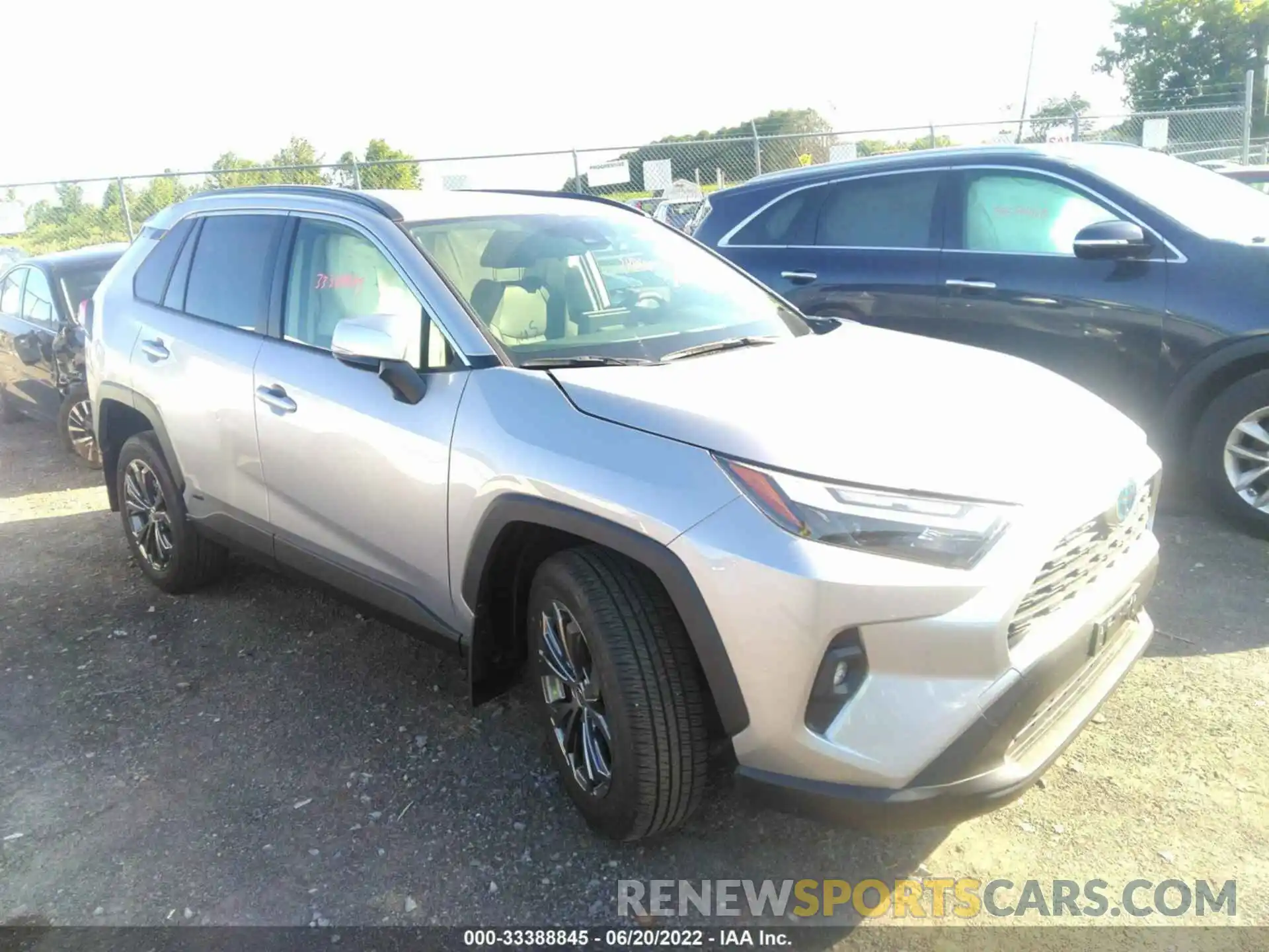 1 Photograph of a damaged car JTMB6RFV7ND524129 TOYOTA RAV4 2022