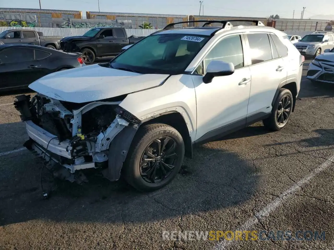 1 Photograph of a damaged car JTMB6RFVXND525016 TOYOTA RAV4 2022