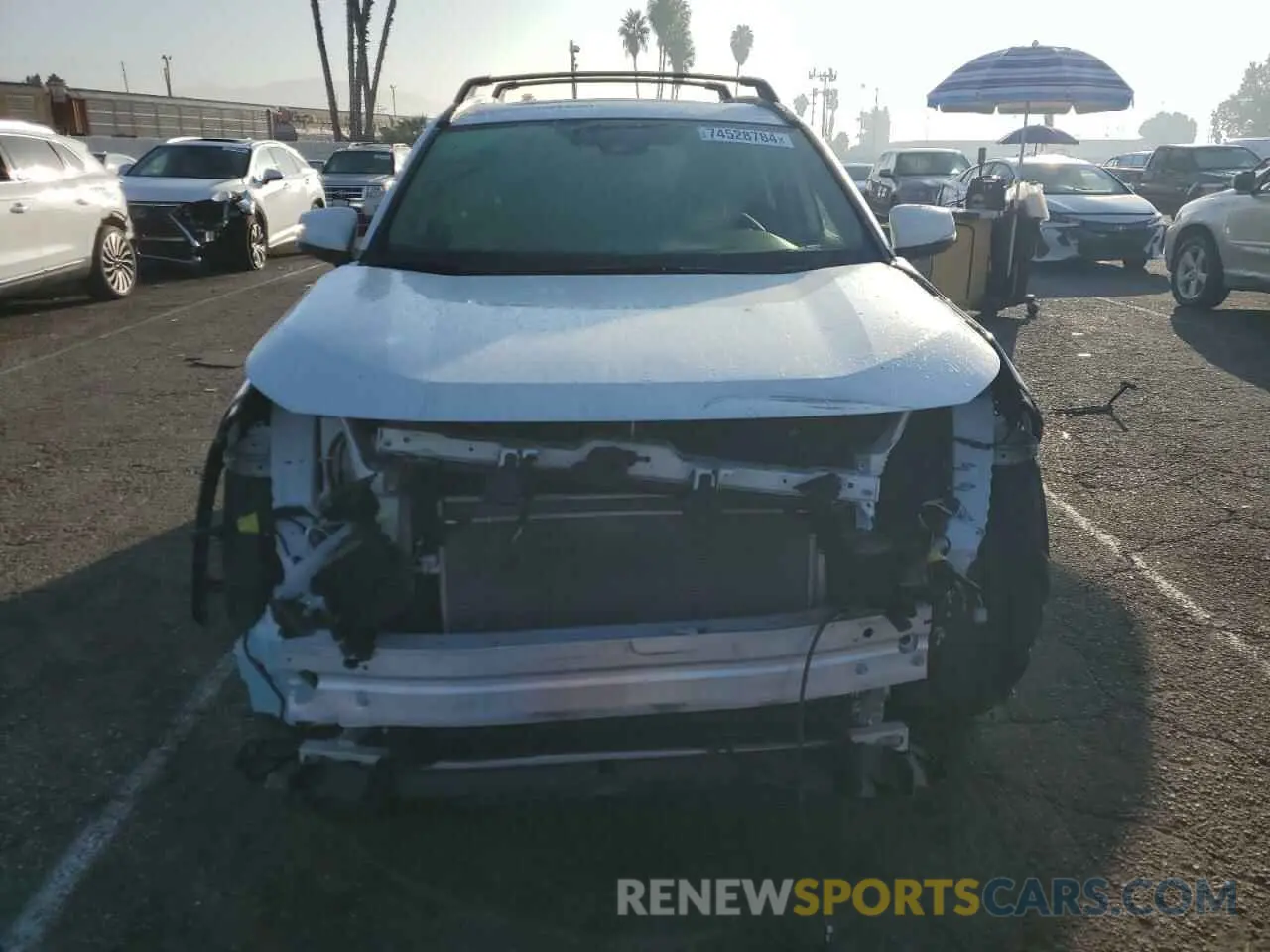 5 Photograph of a damaged car JTMB6RFVXND525016 TOYOTA RAV4 2022