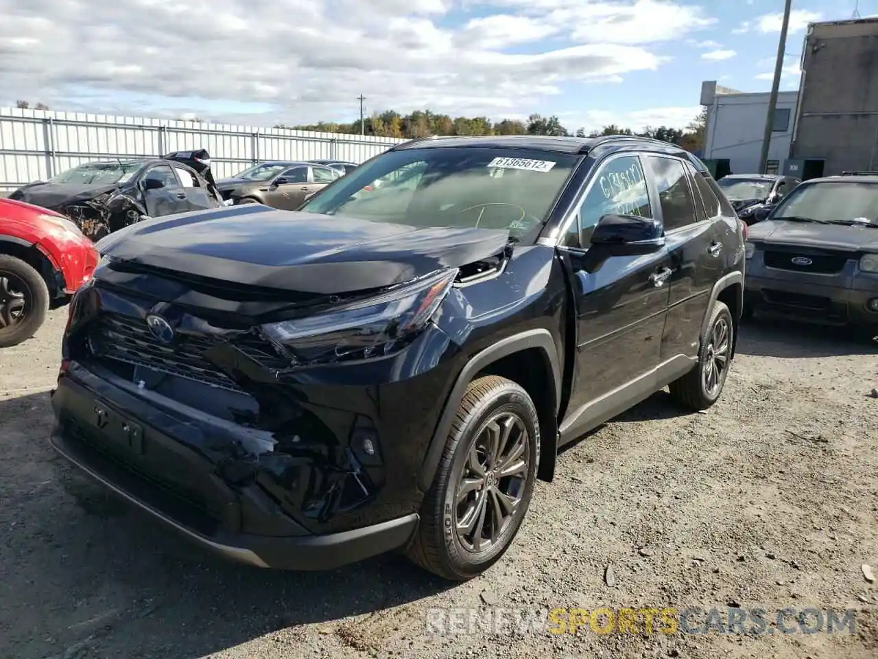 2 Photograph of a damaged car JTMD6RFV0ND069262 TOYOTA RAV4 2022