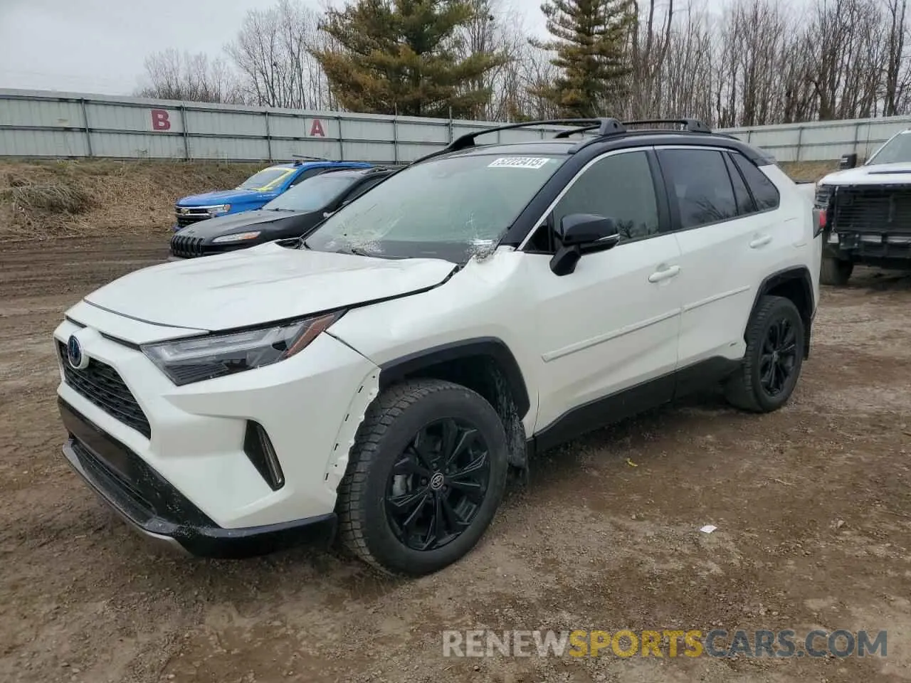 1 Photograph of a damaged car JTME6RFV5ND535188 TOYOTA RAV4 2022