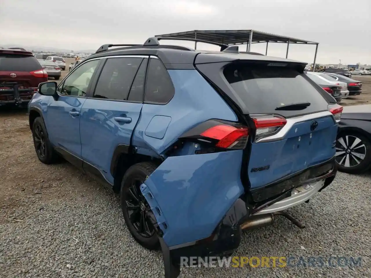 3 Photograph of a damaged car JTME6RFV7ND527786 TOYOTA RAV4 2022