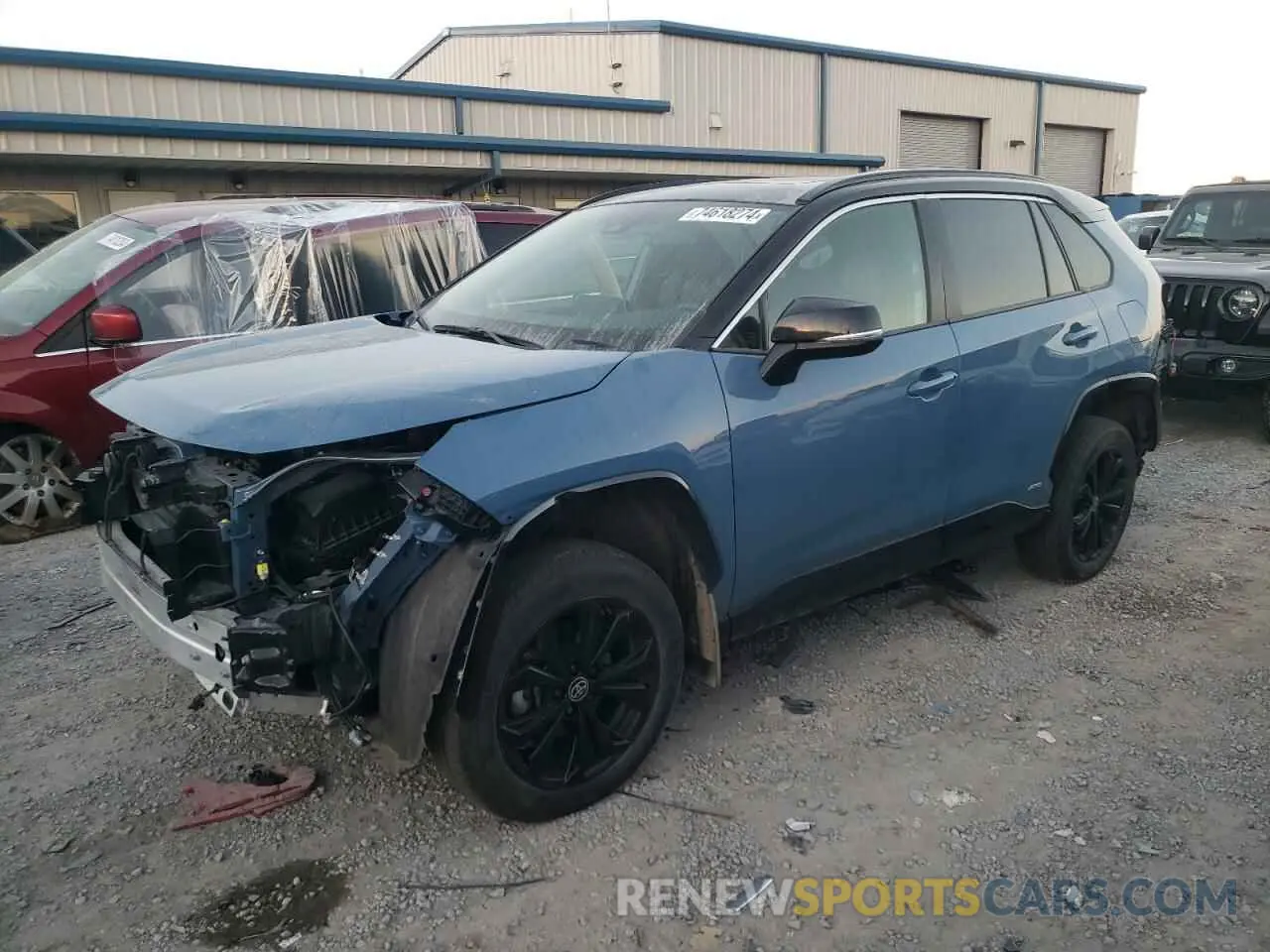 1 Photograph of a damaged car JTME6RFV9ND526848 TOYOTA RAV4 2022