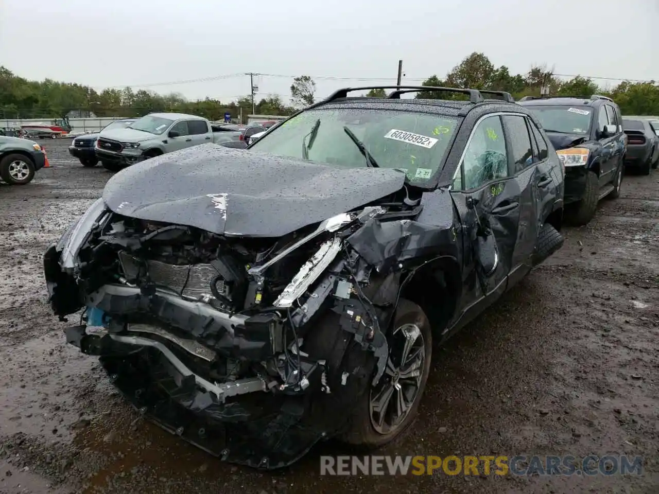 2 Photograph of a damaged car JTMEB3FV1ND076329 TOYOTA RAV4 2022