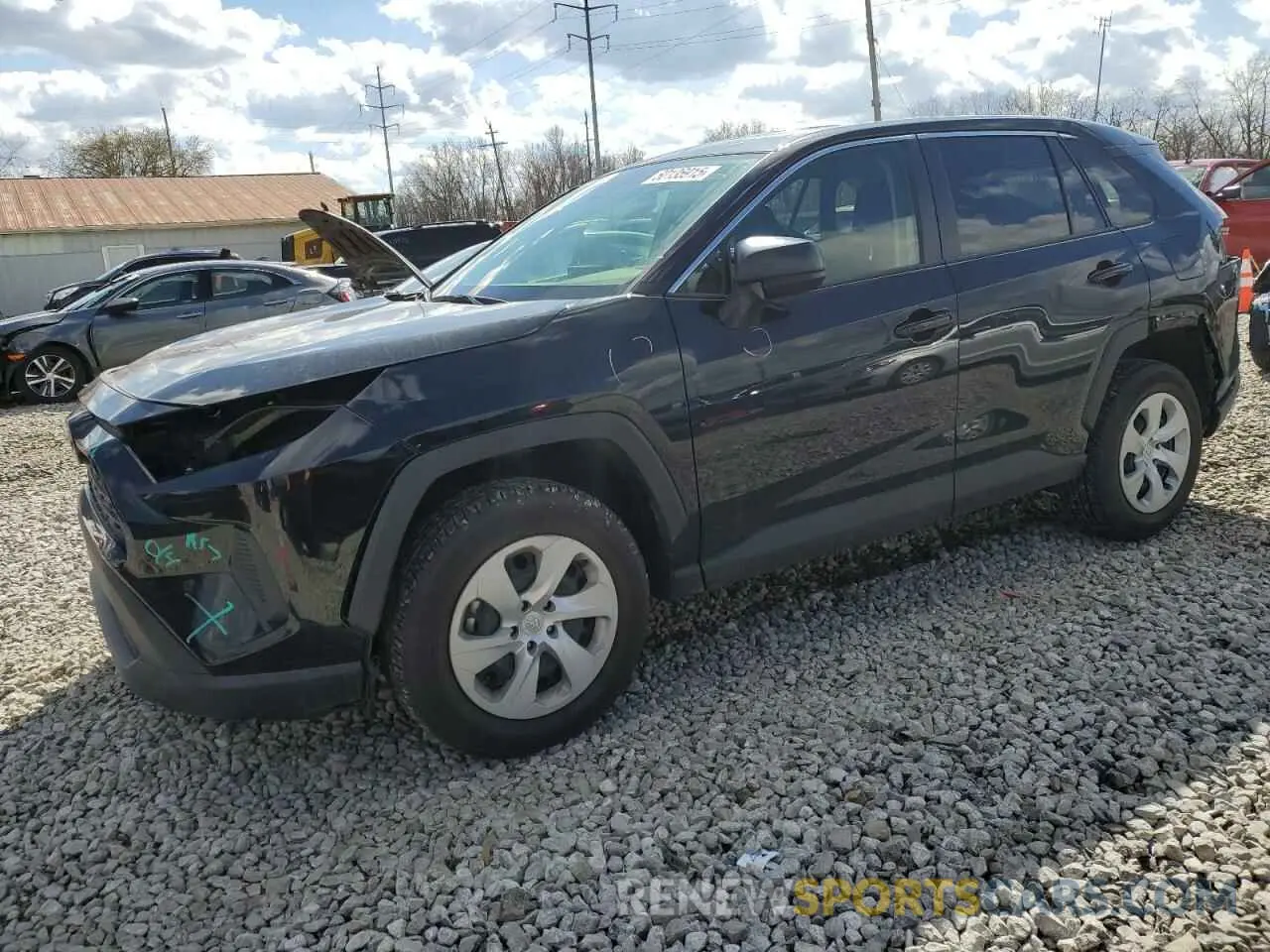 1 Photograph of a damaged car JTMF1RFV7ND089340 TOYOTA RAV4 2022