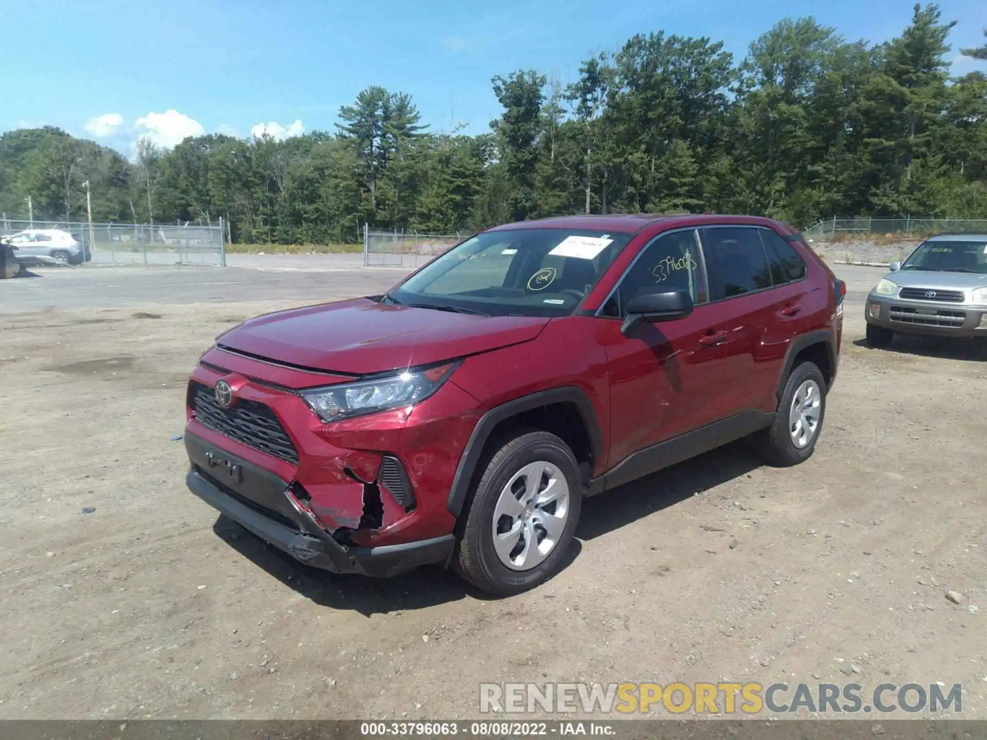 2 Photograph of a damaged car JTMF1RFV9ND087654 TOYOTA RAV4 2022