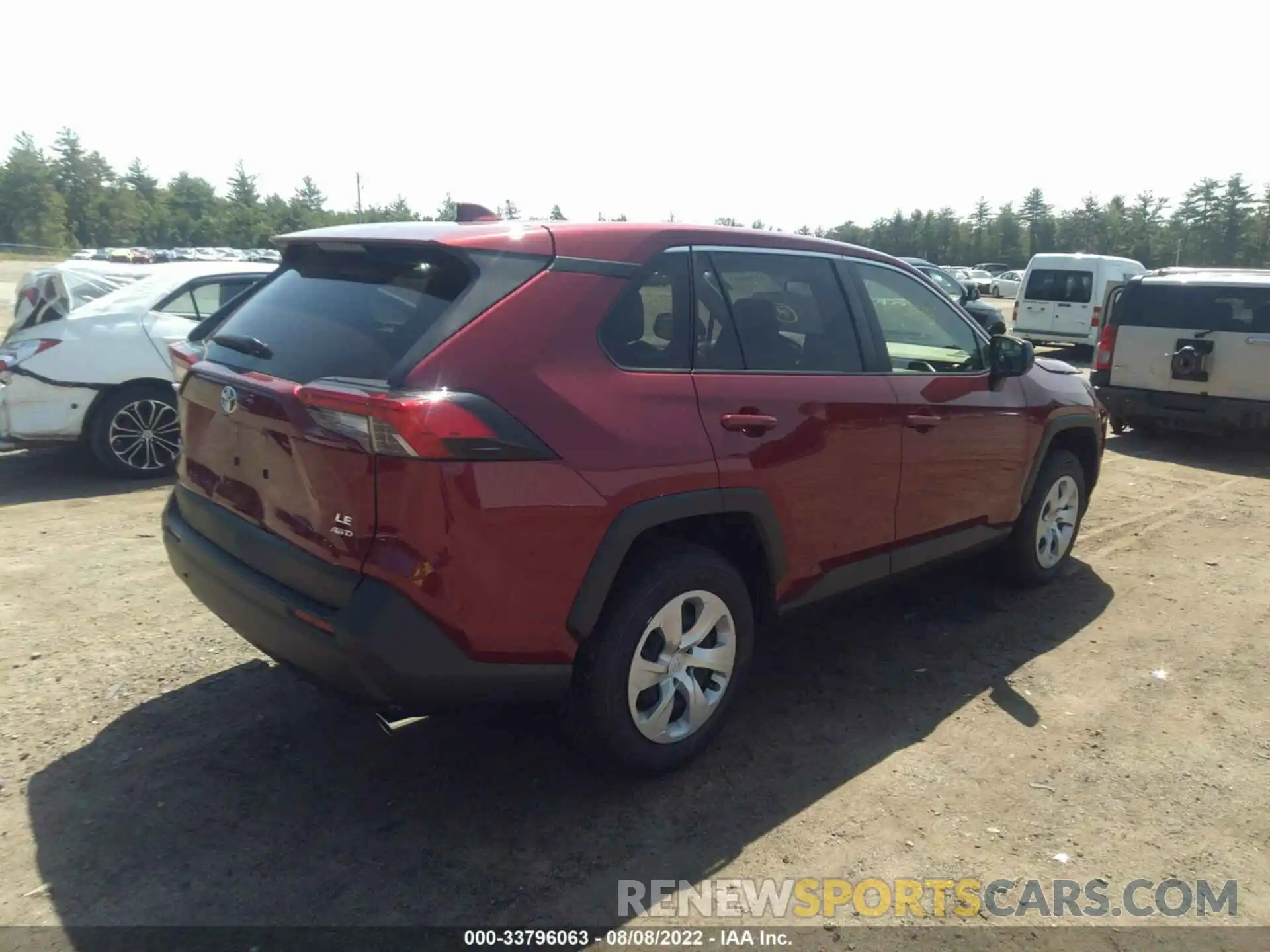 4 Photograph of a damaged car JTMF1RFV9ND087654 TOYOTA RAV4 2022