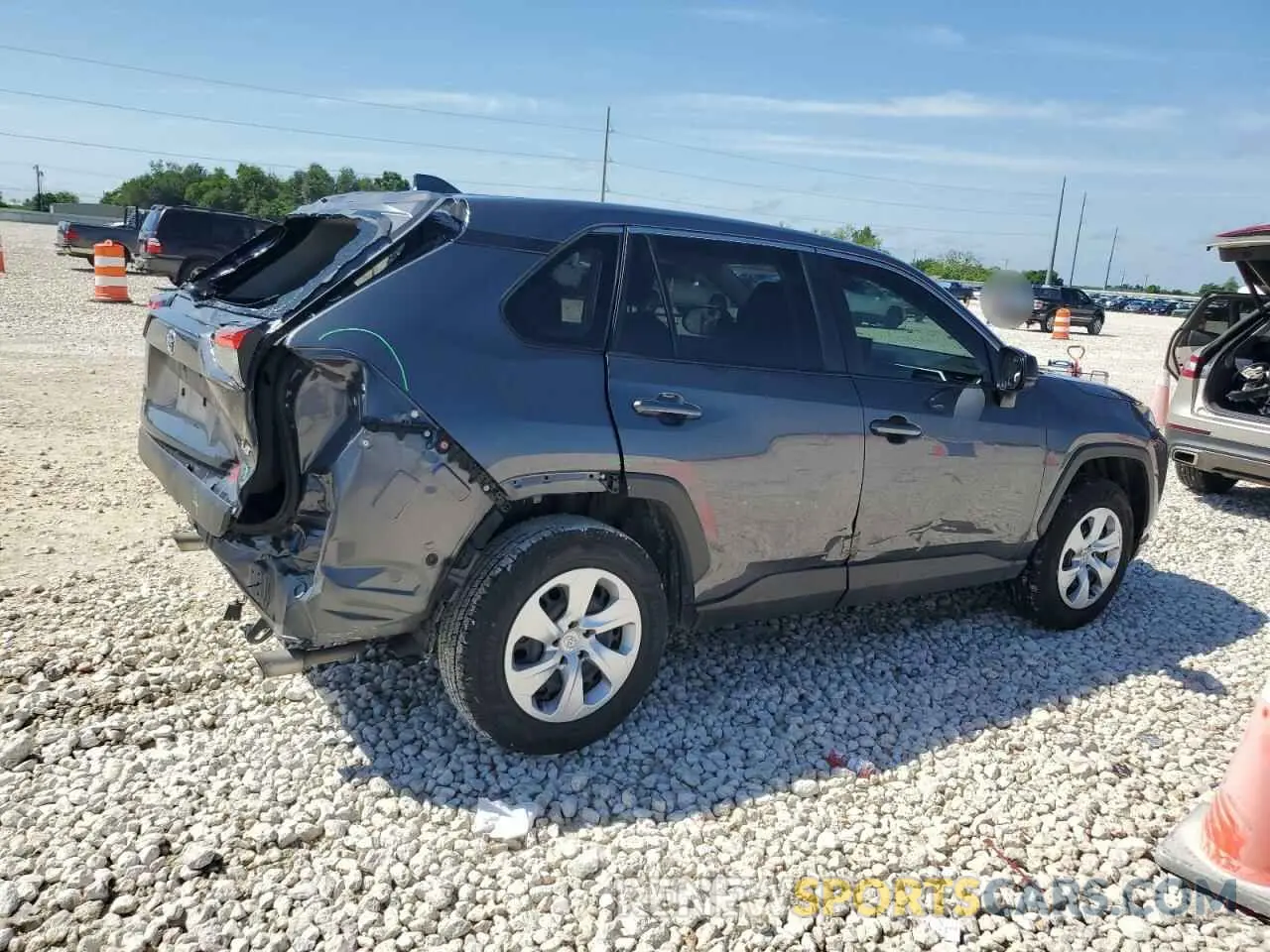 3 Photograph of a damaged car JTMH1RFV2ND092039 TOYOTA RAV4 2022