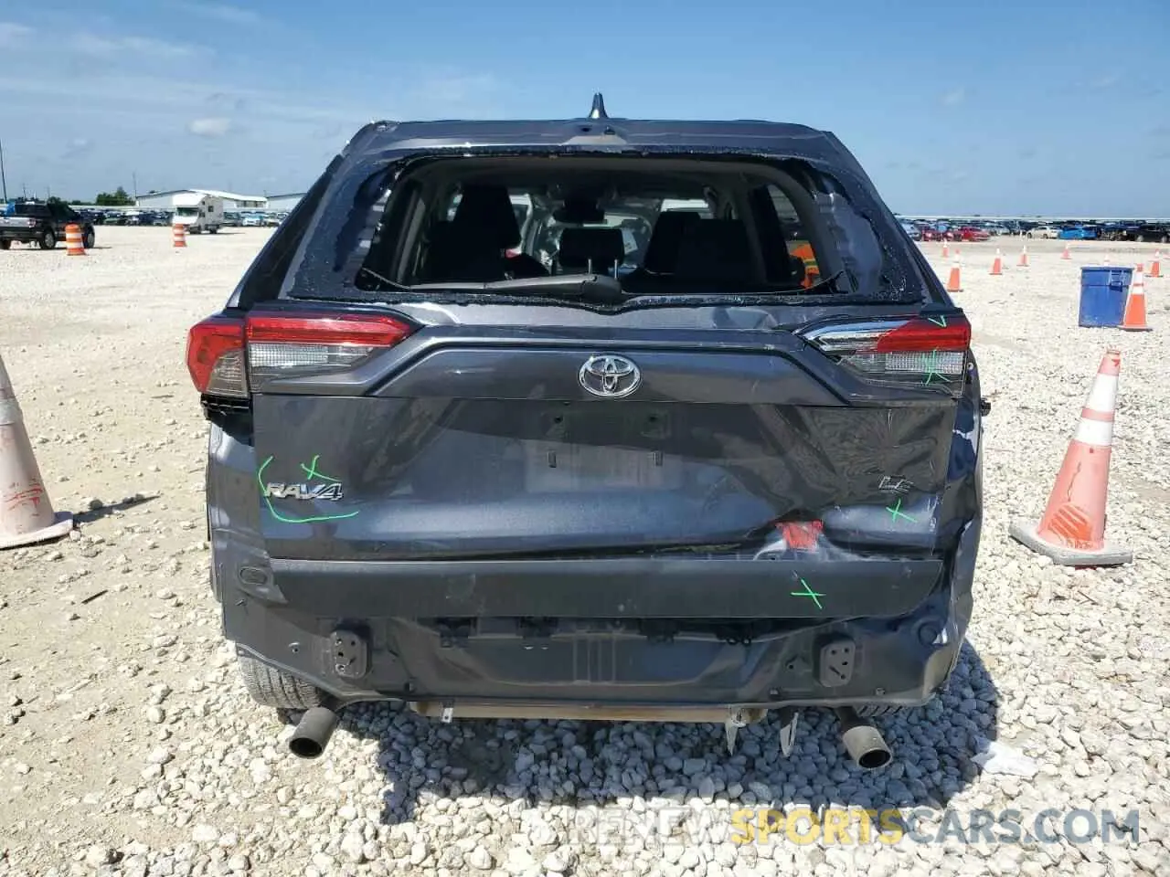 6 Photograph of a damaged car JTMH1RFV2ND092039 TOYOTA RAV4 2022