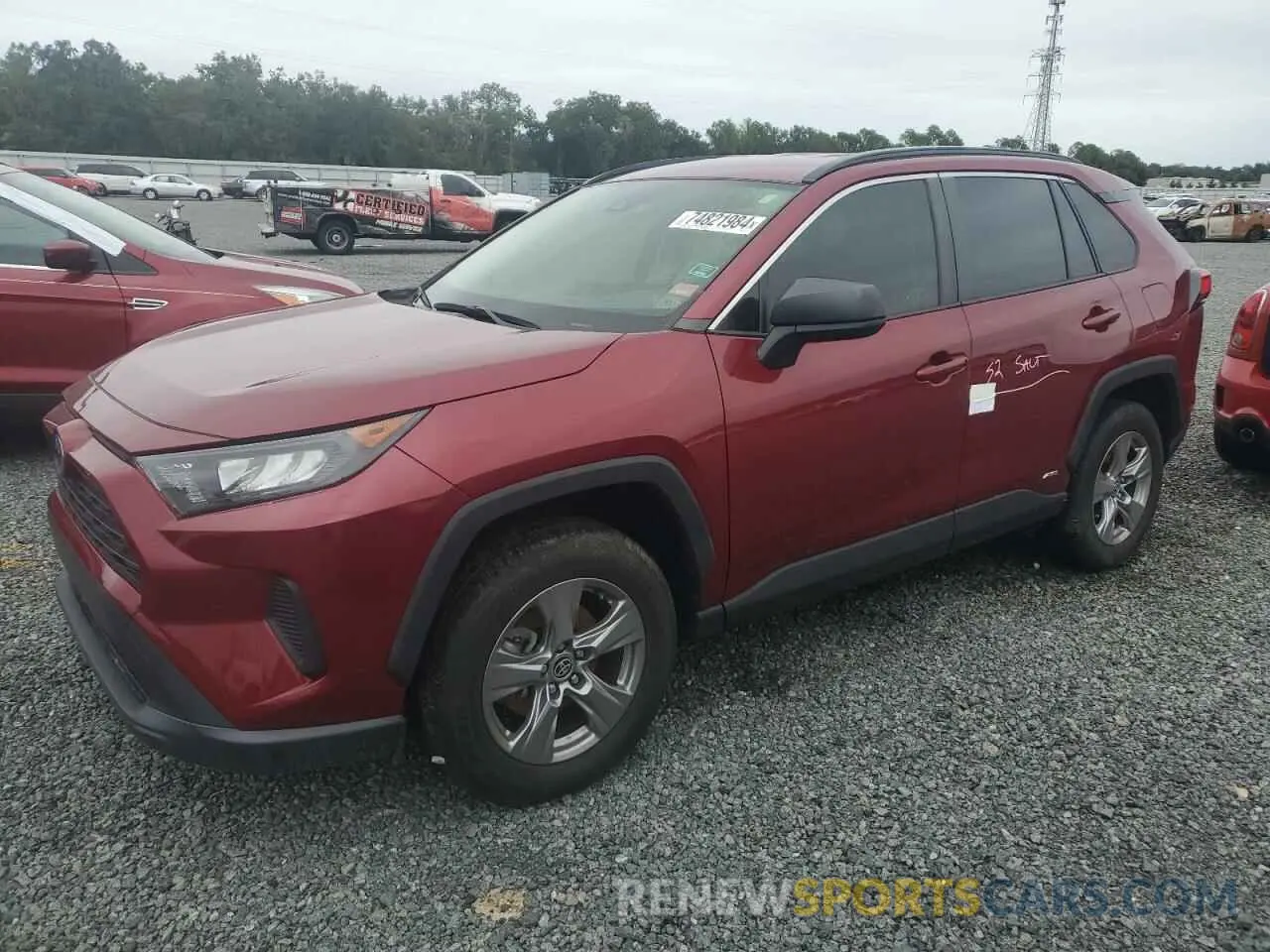 1 Photograph of a damaged car JTMLWRFV0ND159152 TOYOTA RAV4 2022