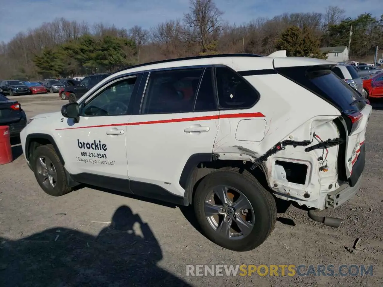 2 Photograph of a damaged car JTMLWRFV3ND141454 TOYOTA RAV4 2022