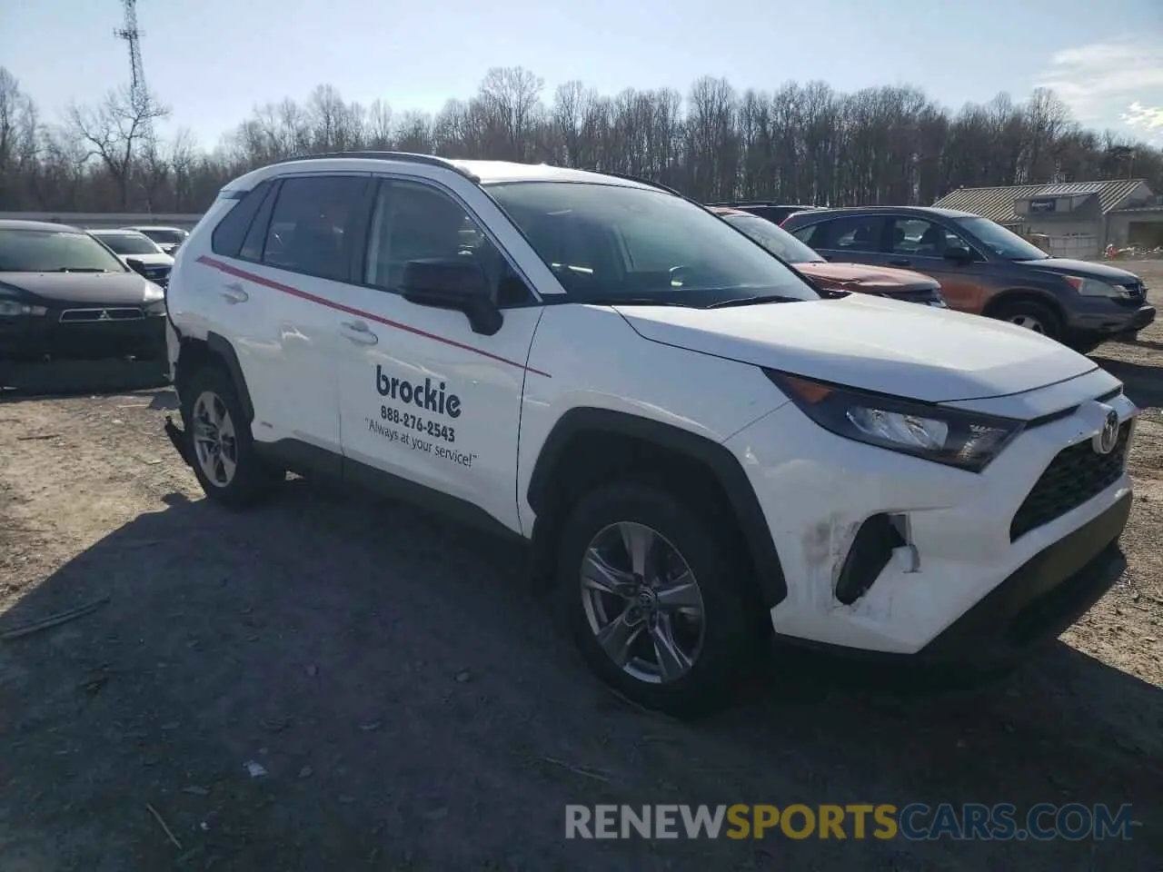 4 Photograph of a damaged car JTMLWRFV3ND141454 TOYOTA RAV4 2022
