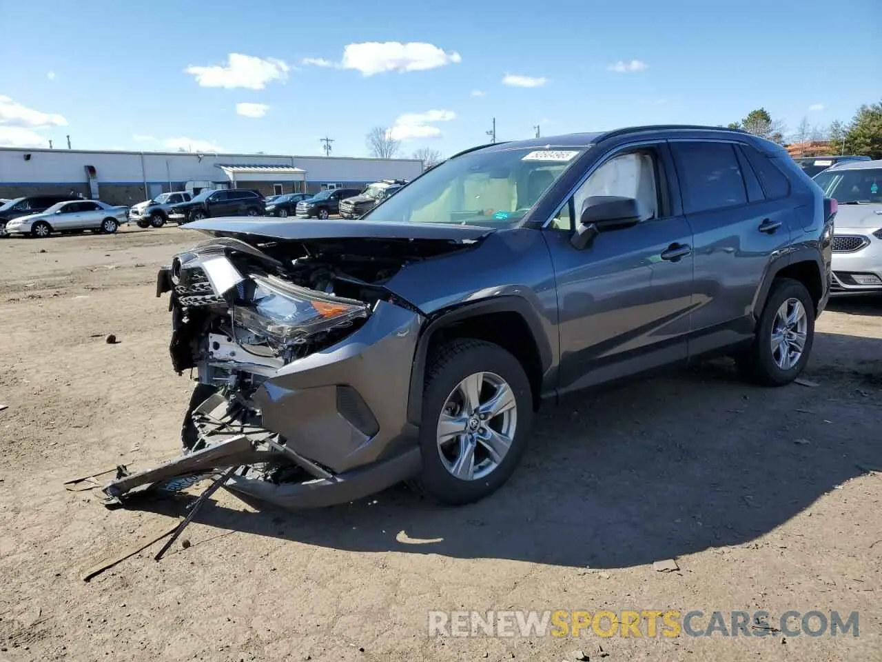 1 Photograph of a damaged car JTMLWRFV3ND155886 TOYOTA RAV4 2022
