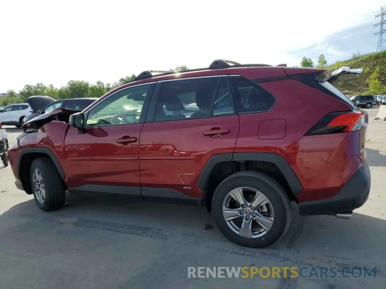 2 Photograph of a damaged car JTMLWRFV3ND569069 TOYOTA RAV4 2022
