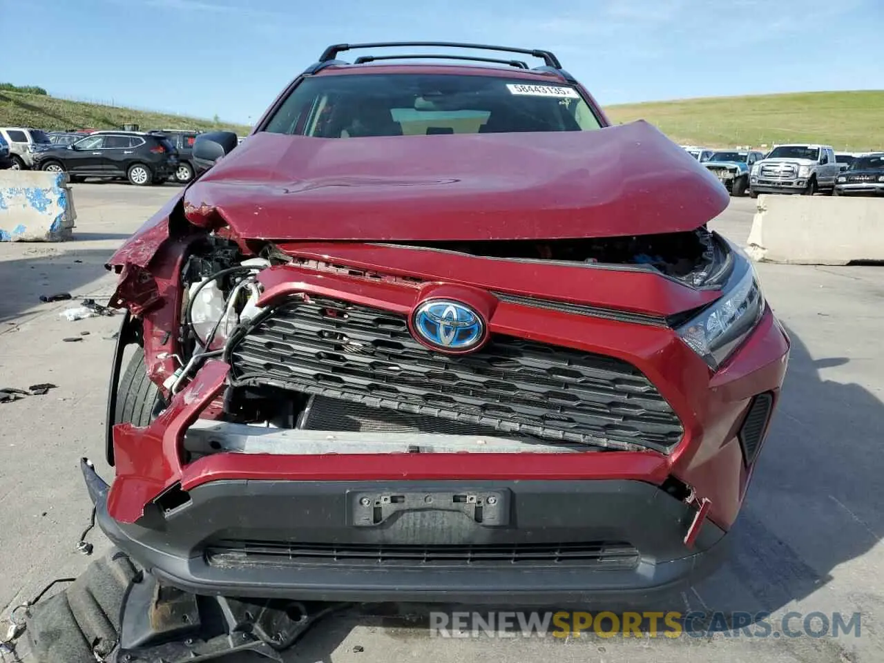 5 Photograph of a damaged car JTMLWRFV3ND569069 TOYOTA RAV4 2022