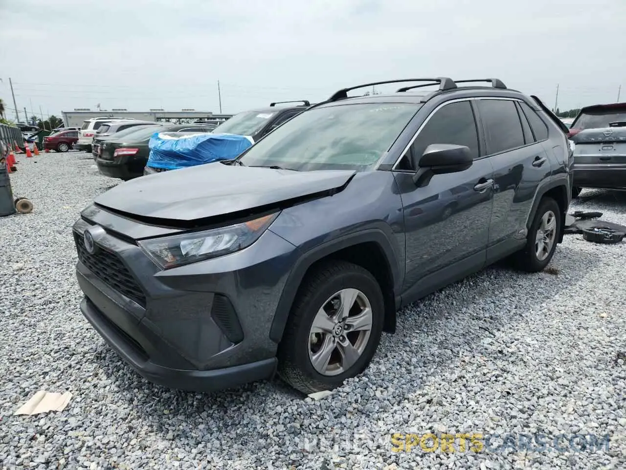 1 Photograph of a damaged car JTMLWRFV7ND563100 TOYOTA RAV4 2022