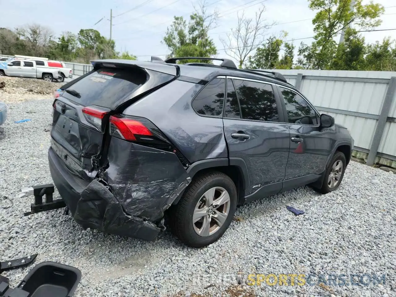 3 Photograph of a damaged car JTMLWRFV7ND563100 TOYOTA RAV4 2022