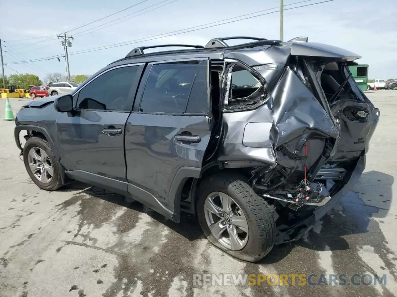 2 Photograph of a damaged car JTMLWRFV8ND139103 TOYOTA RAV4 2022
