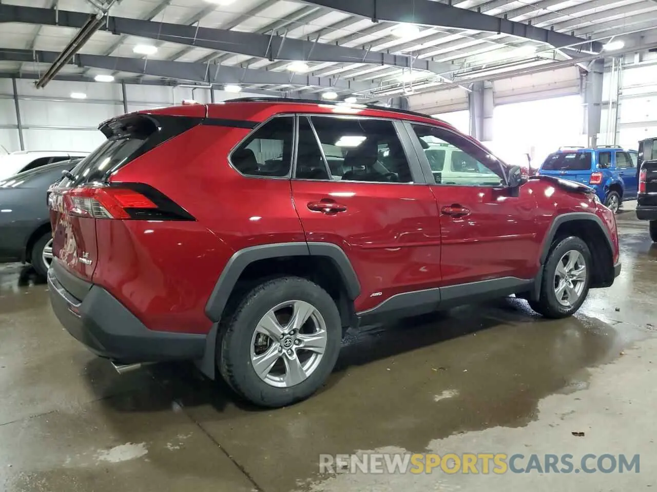 3 Photograph of a damaged car JTMMWRFV2ND154667 TOYOTA RAV4 2022