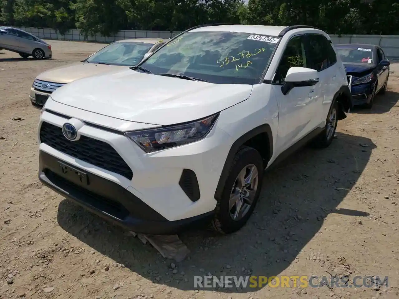 2 Photograph of a damaged car JTMMWRFVXND143786 TOYOTA RAV4 2022