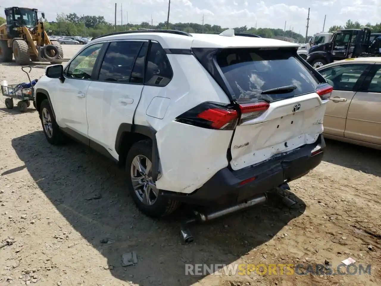 3 Photograph of a damaged car JTMMWRFVXND143786 TOYOTA RAV4 2022