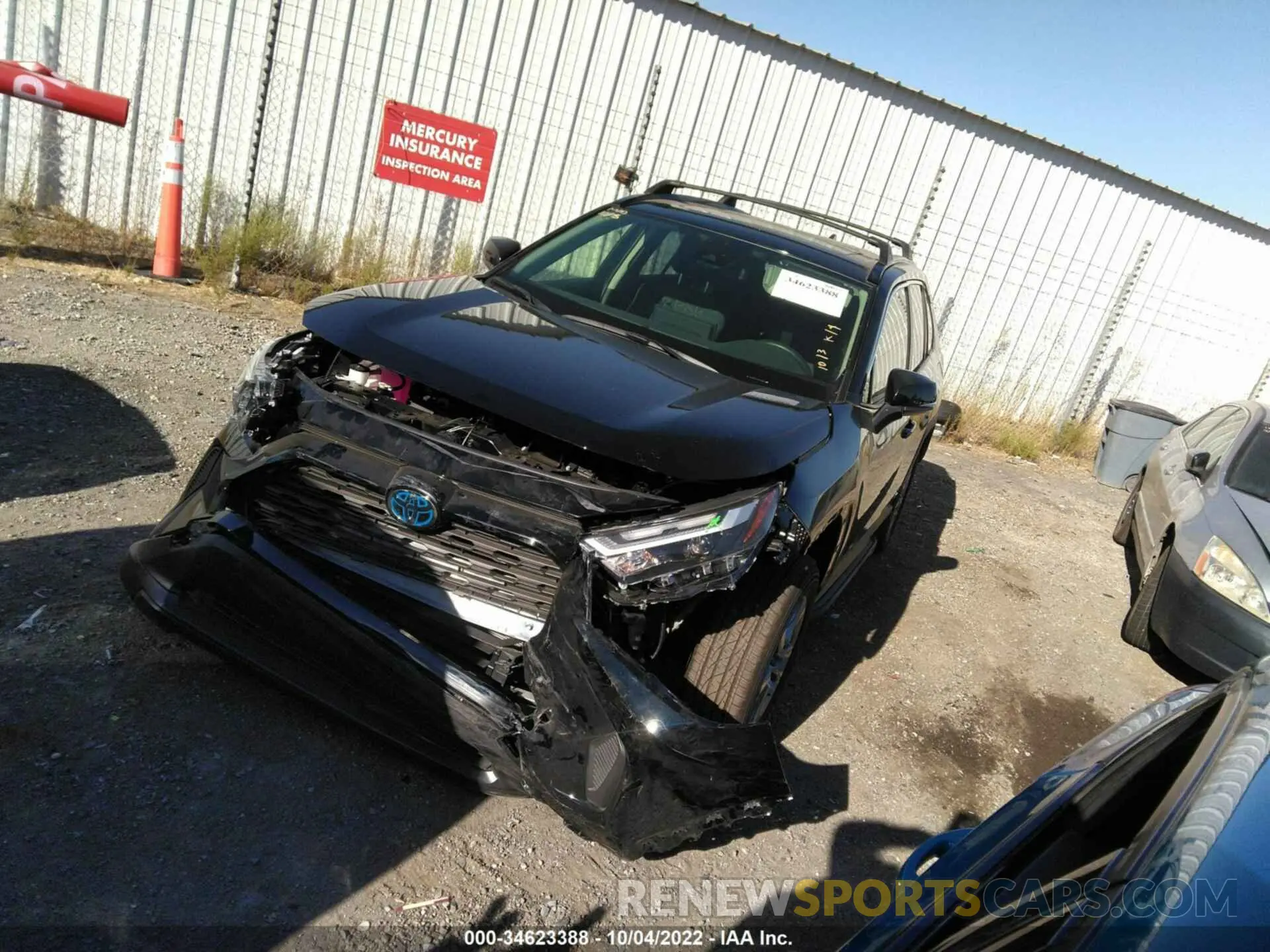 2 Photograph of a damaged car JTMRWRFV1ND154553 TOYOTA RAV4 2022