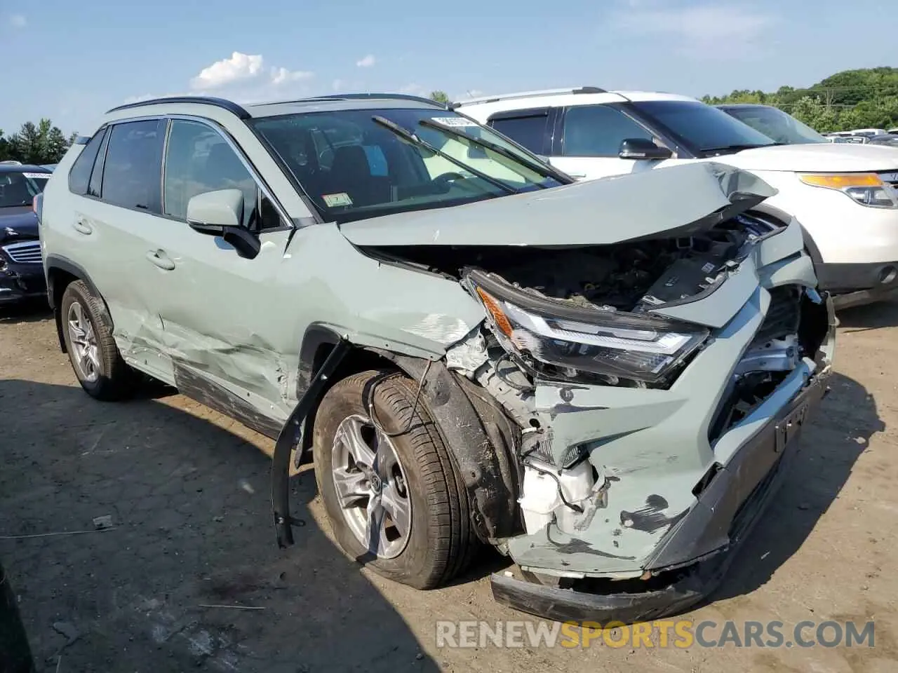 4 Photograph of a damaged car JTMRWRFV4ND150352 TOYOTA RAV4 2022