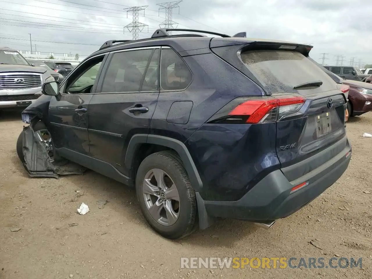 2 Photograph of a damaged car JTMRWRFV6ND147484 TOYOTA RAV4 2022