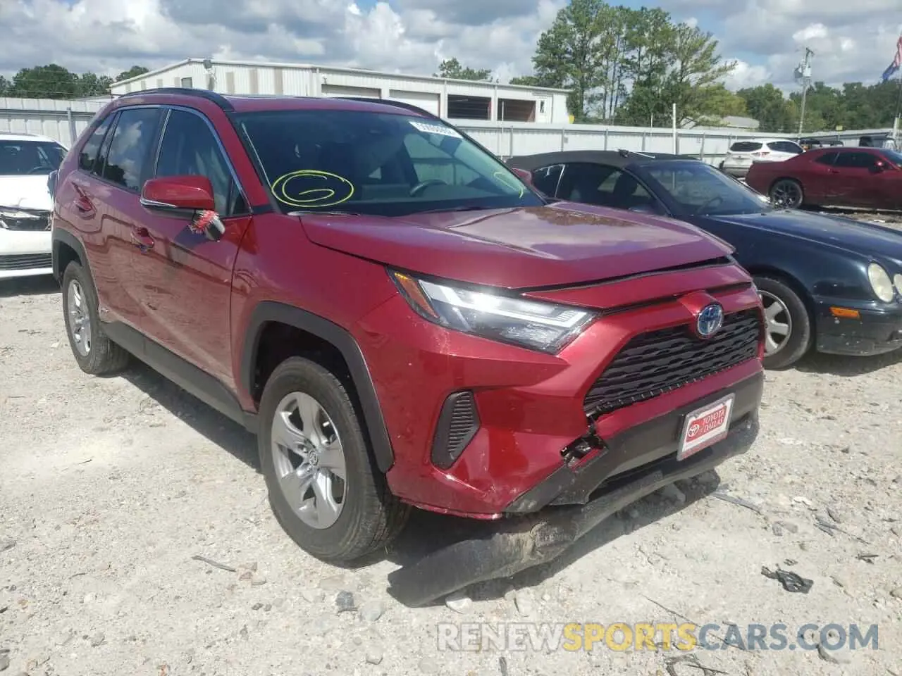 1 Photograph of a damaged car JTMRWRFV6ND149008 TOYOTA RAV4 2022