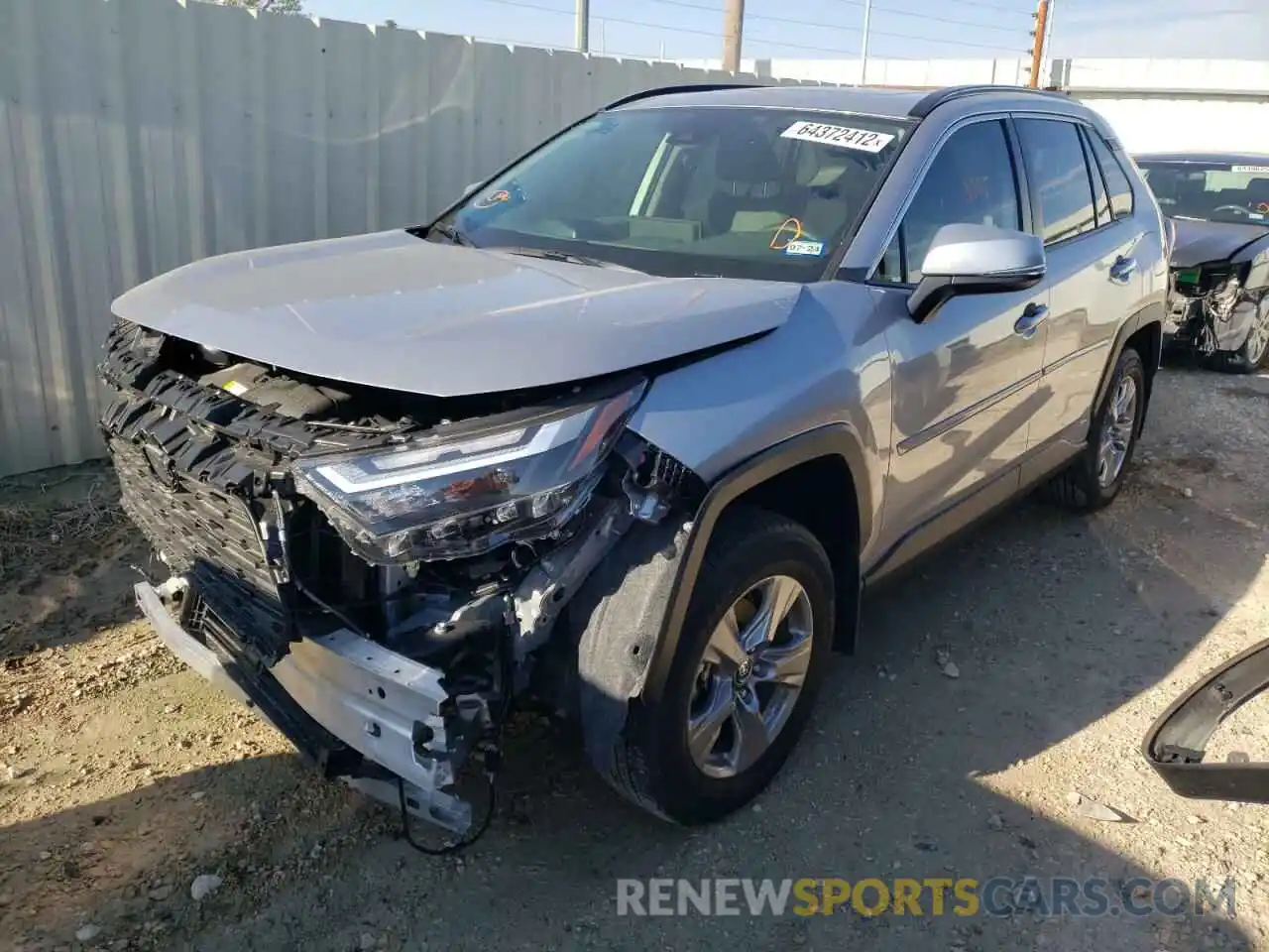 2 Photograph of a damaged car JTMRWRFV6ND153852 TOYOTA RAV4 2022