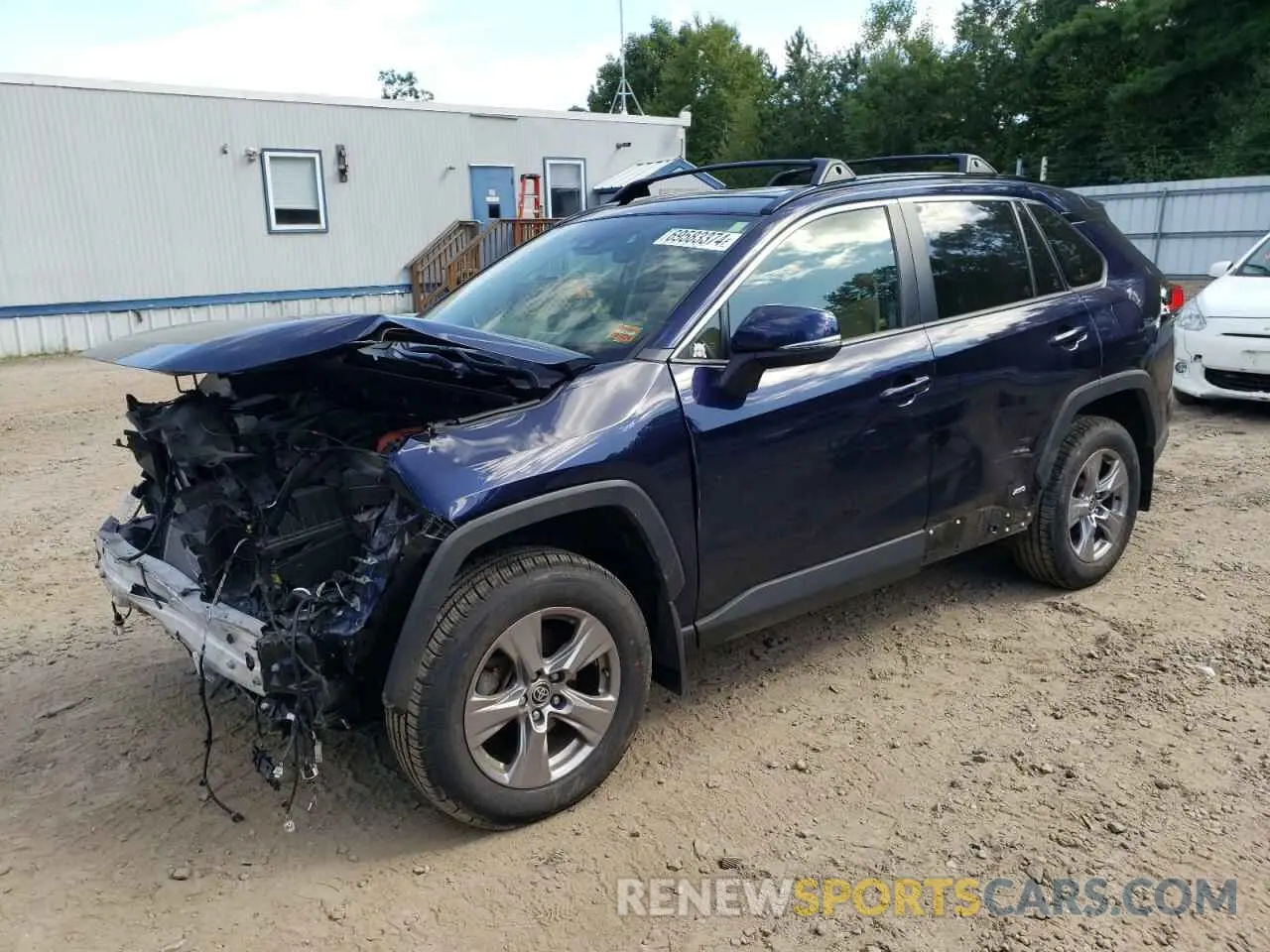 1 Photograph of a damaged car JTMRWRFV7ND567609 TOYOTA RAV4 2022