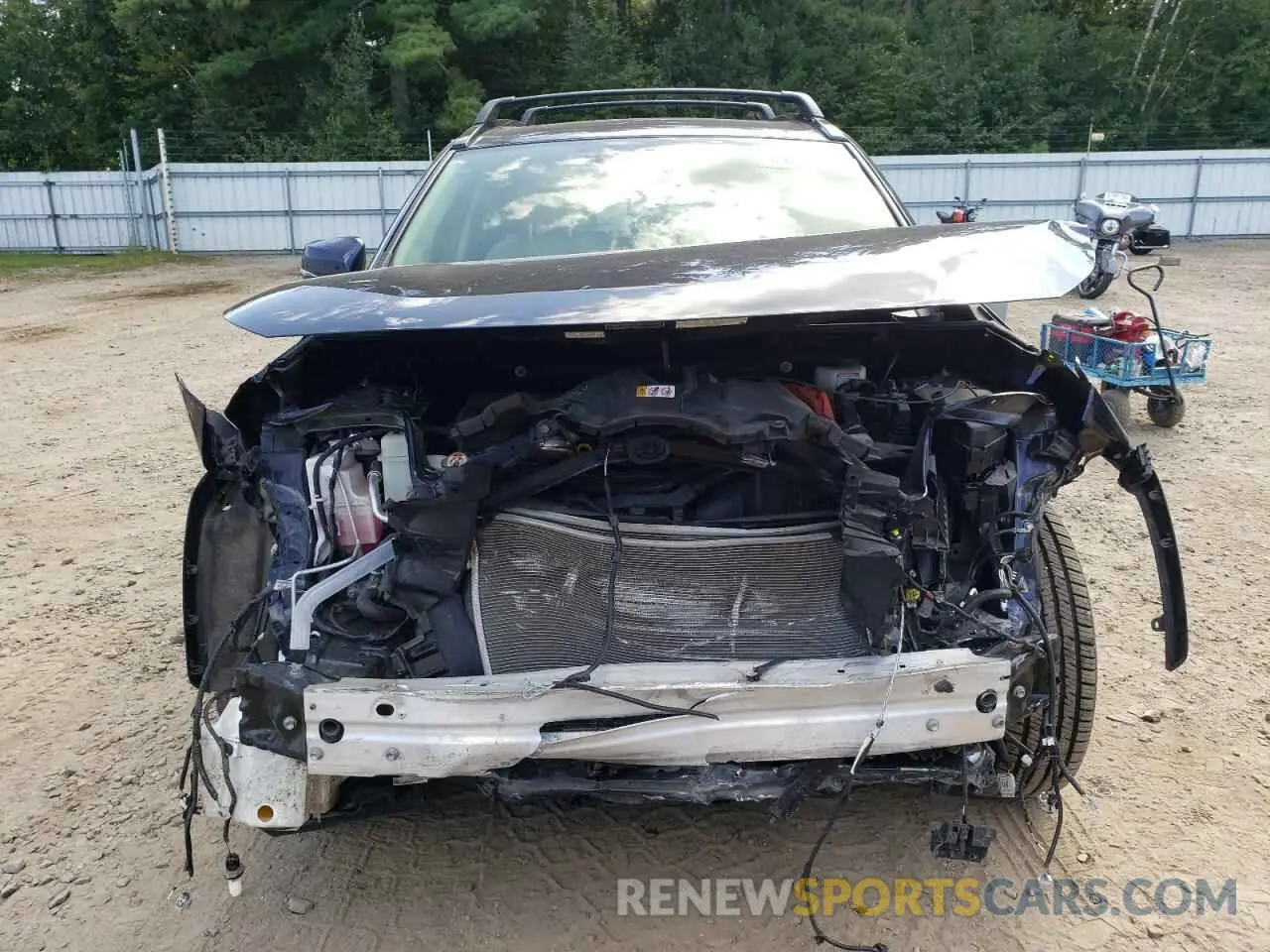 5 Photograph of a damaged car JTMRWRFV7ND567609 TOYOTA RAV4 2022