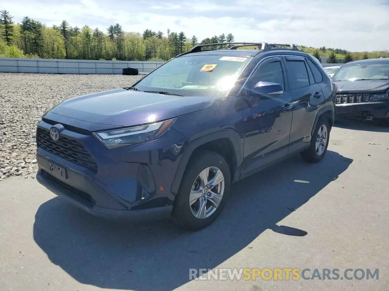 1 Photograph of a damaged car JTMRWRFV8ND141301 TOYOTA RAV4 2022