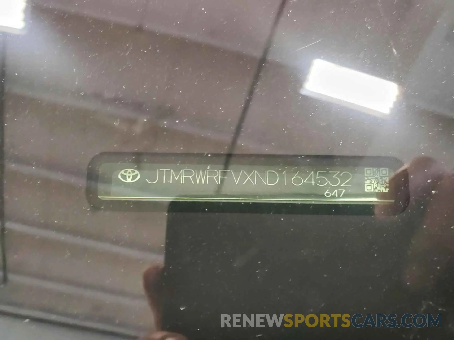 1 Photograph of a damaged car JTMRWRFVXND164532 TOYOTA RAV4 2022