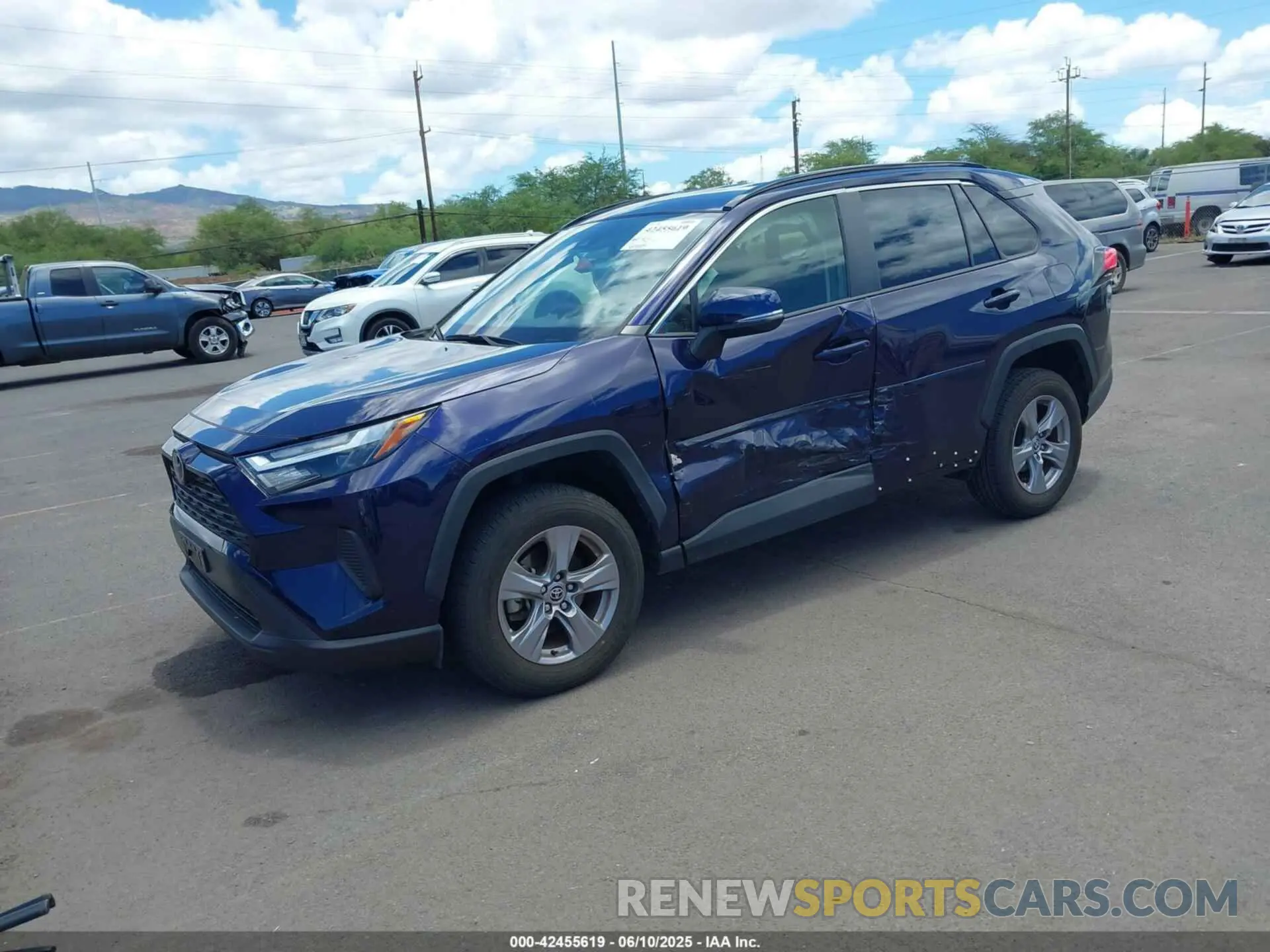 2 Photograph of a damaged car JTMW1RFV2NJ024638 TOYOTA RAV4 2022