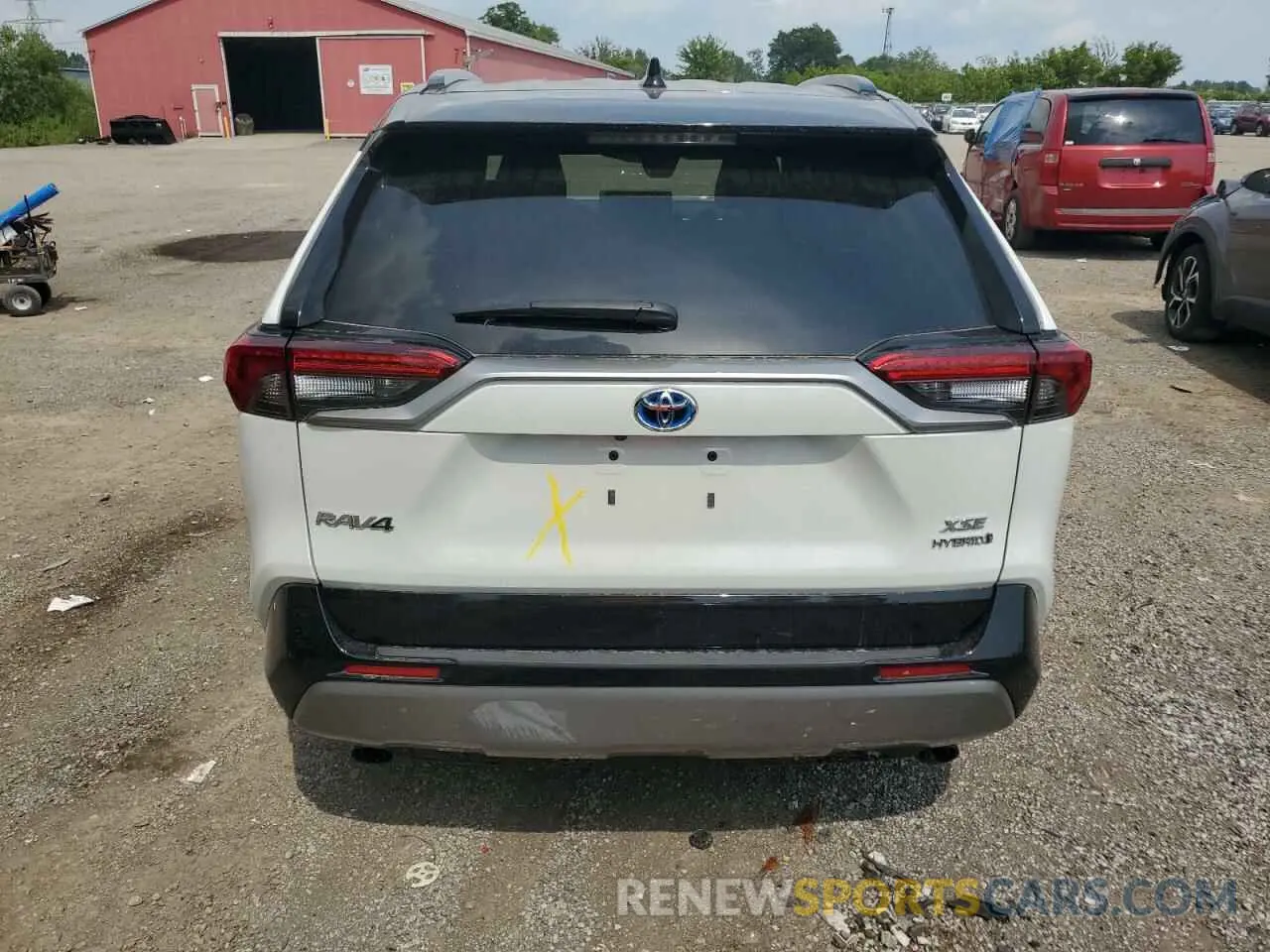 6 Photograph of a damaged car 2T35WRFV7PW154027 TOYOTA RAV4 2023