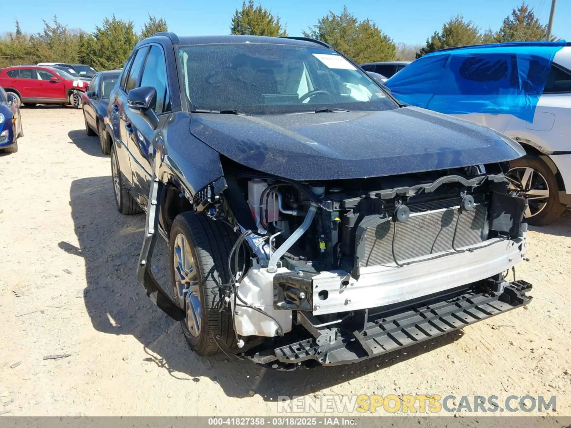 1 Photograph of a damaged car 2T3A1RFV0PW376051 TOYOTA RAV4 2023
