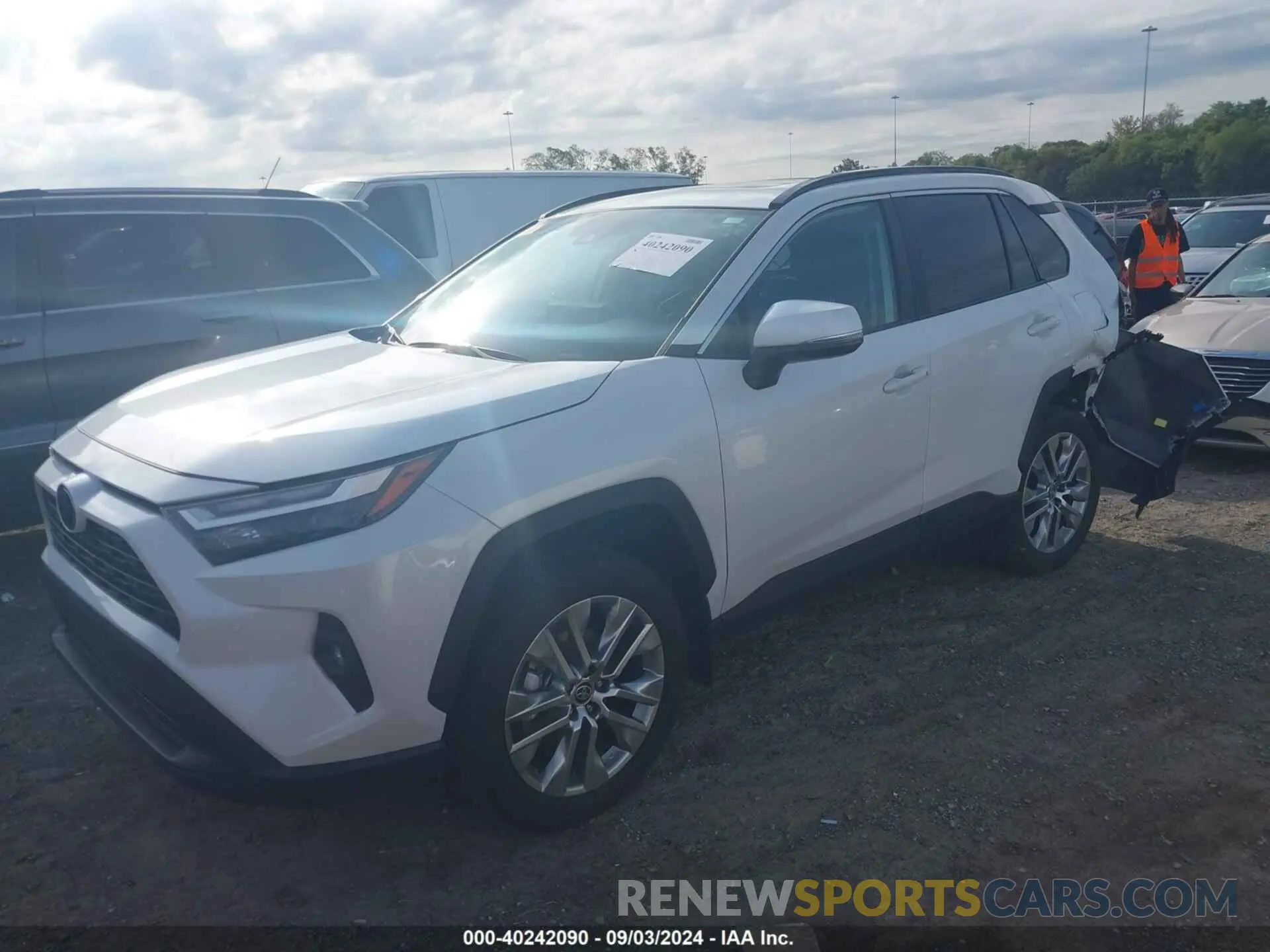 2 Photograph of a damaged car 2T3A1RFV0PW396218 TOYOTA RAV4 2023