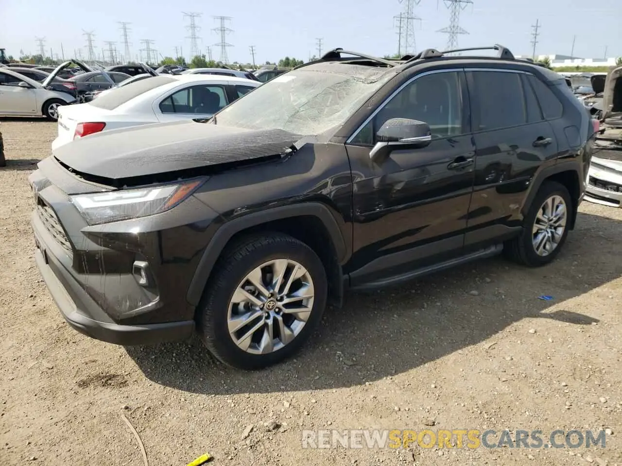 1 Photograph of a damaged car 2T3A1RFV1PC384354 TOYOTA RAV4 2023