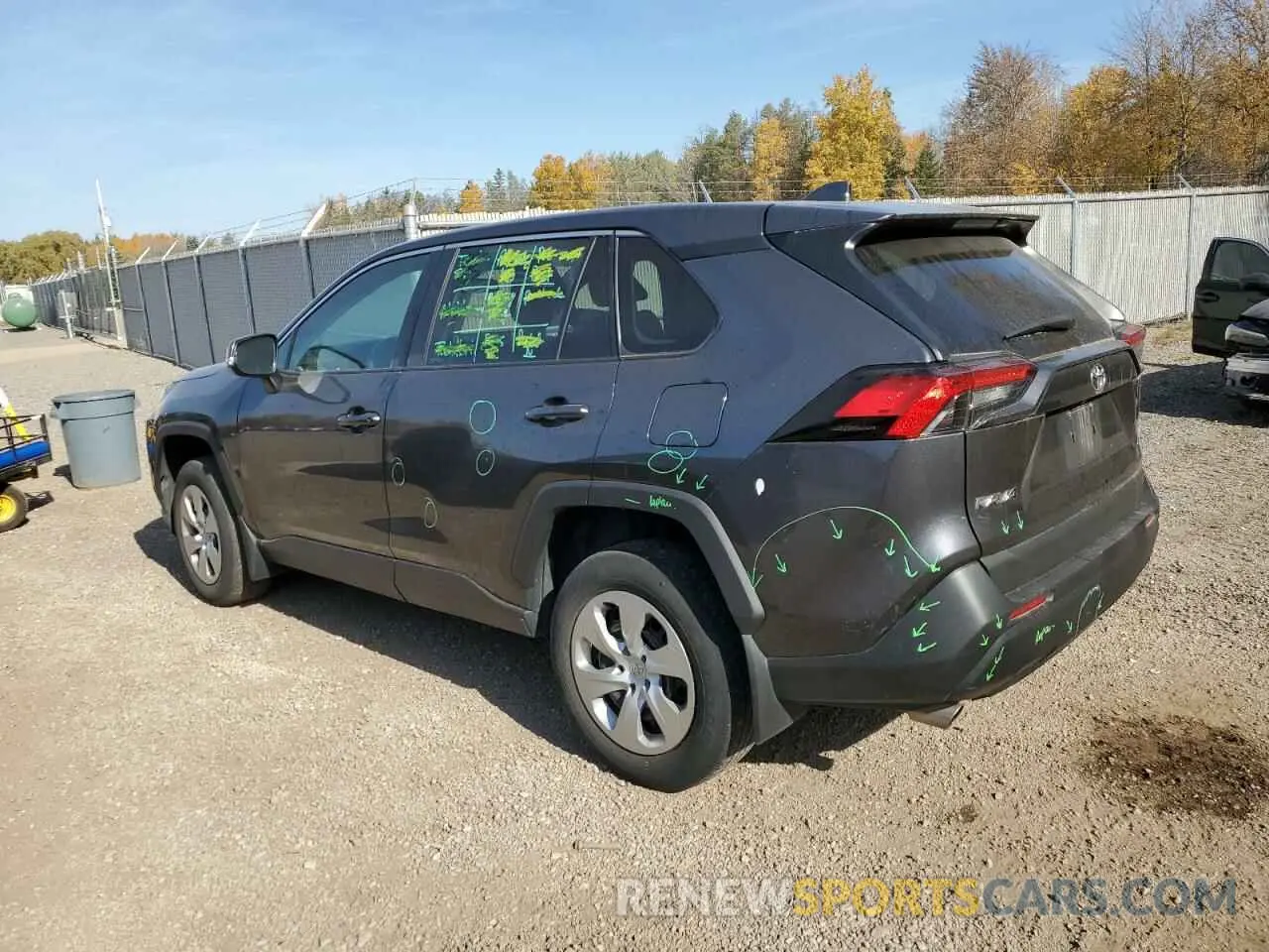 2 Photograph of a damaged car 2T3B1RFV9PC352241 TOYOTA RAV4 2023